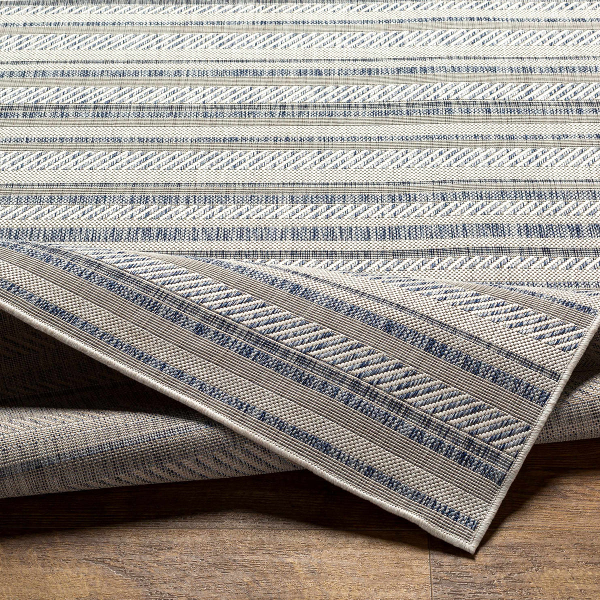 Dumalag Striped Nordic Outdoor Rug