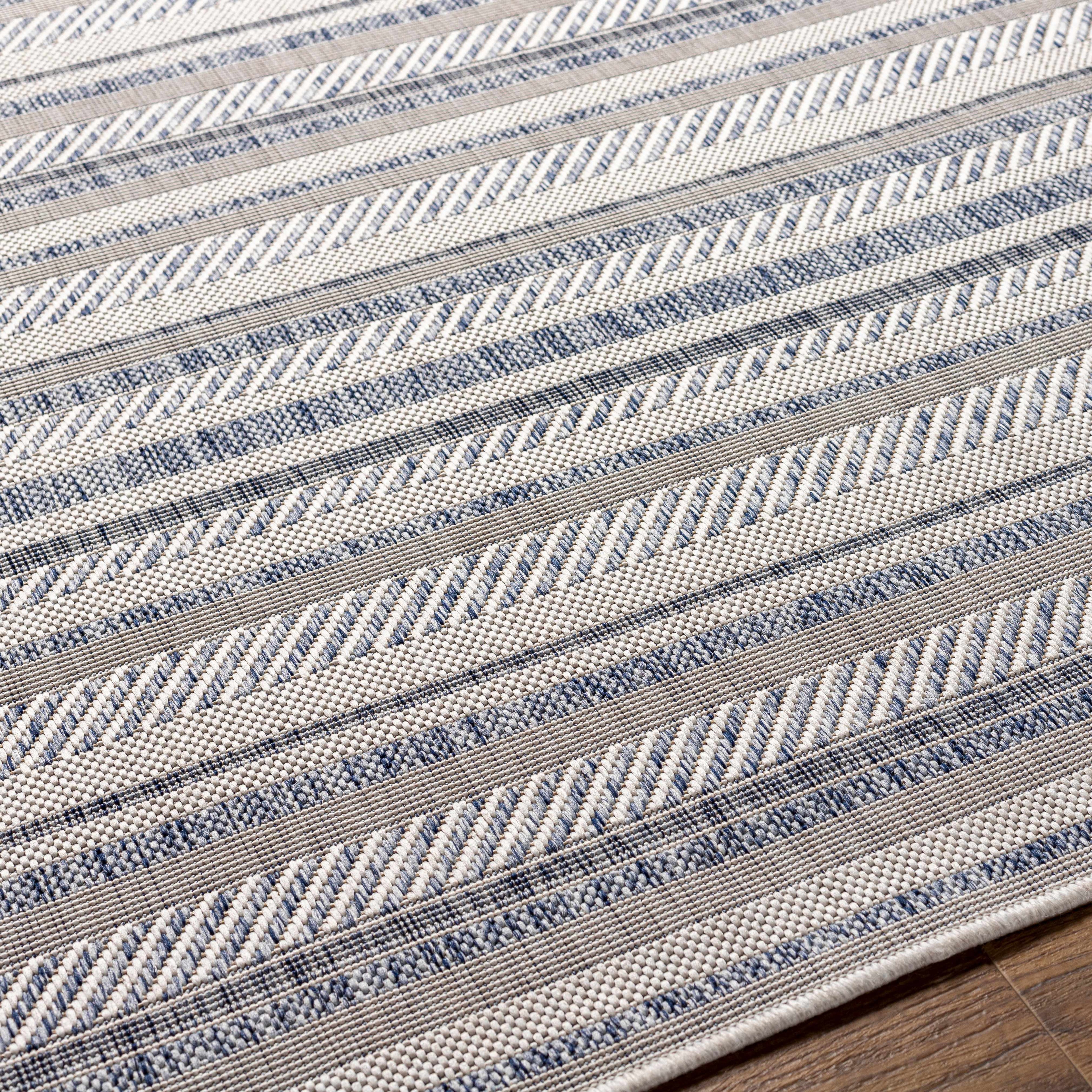 Dumalag Striped Nordic Outdoor Rug