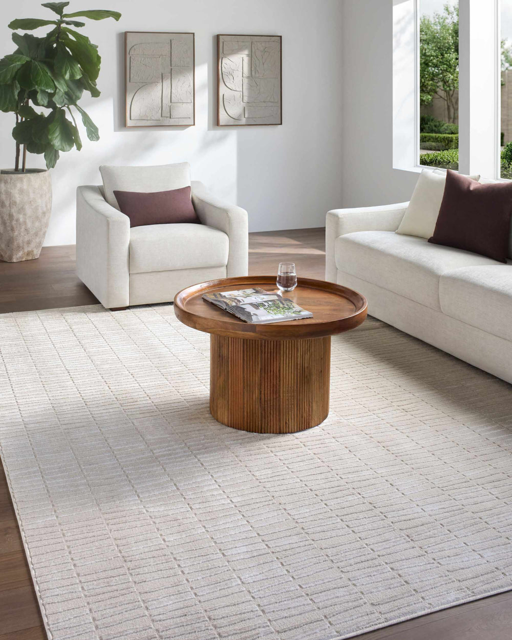 Grenelle Machine Woven Elle Decor x LIVABLISS EDGN-2301 Area Rug
