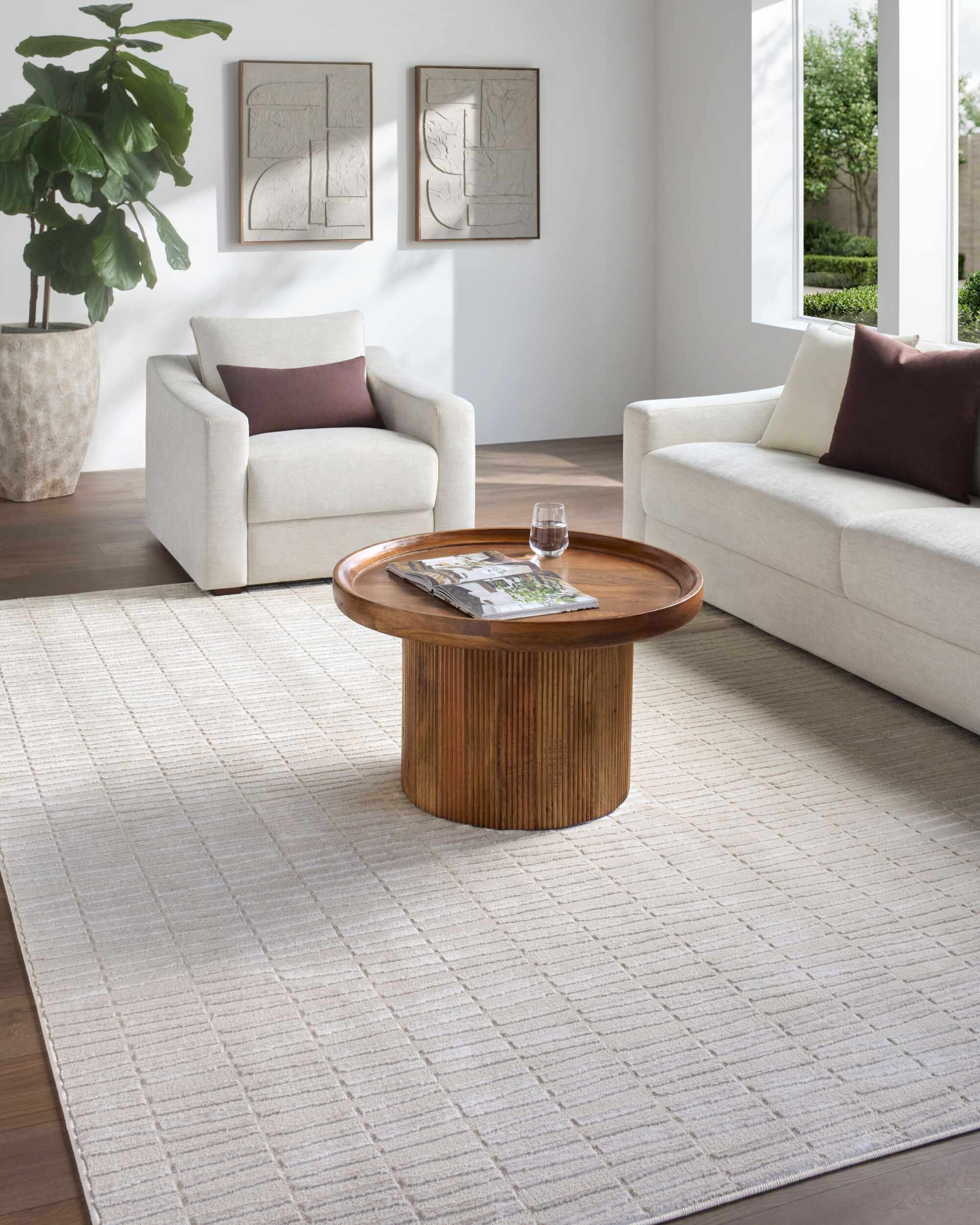 Grenelle Machine Woven Elle Decor x LIVABLISS EDGN-2301 Area Rug