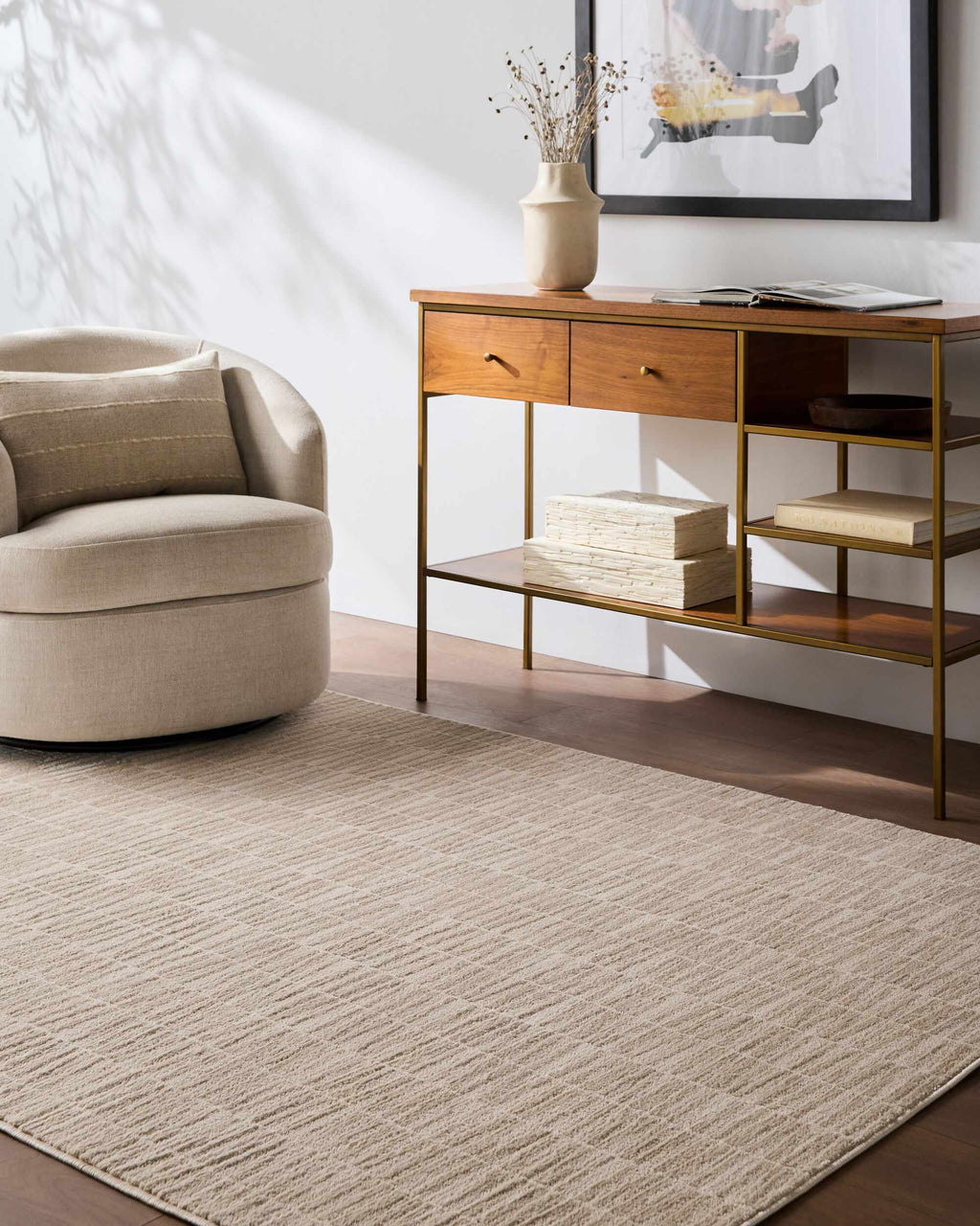Grenelle Machine Woven Elle Decor x LIVABLISS EDGN-2301 Area Rug