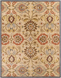 Caesar 1116 Hand Tufted Beige & Rust Wool Rug