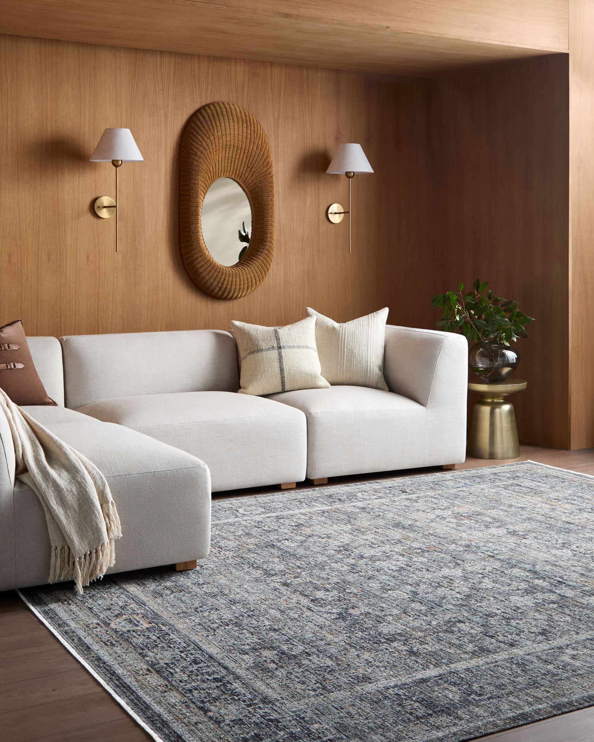 Neiland Outdoor Machine Woven Galey Alix x LIVABLISS GANL-2300 Area Rug