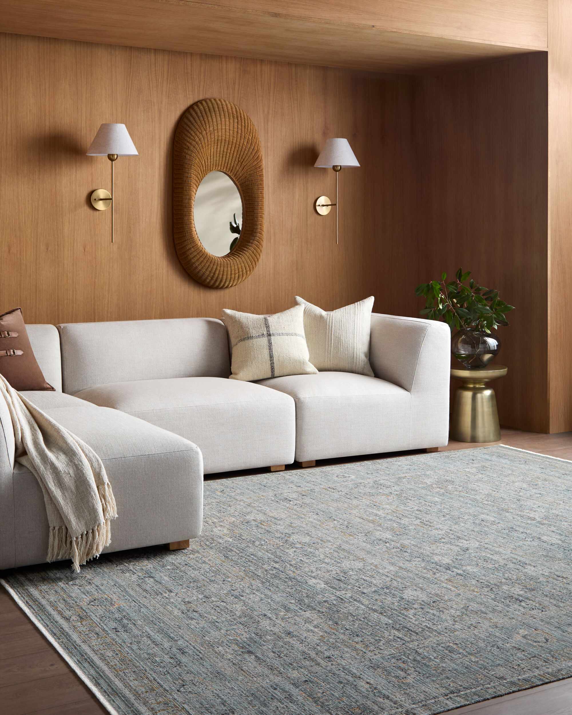 Neiland Outdoor Machine Woven Galey Alix x LIVABLISS GANL-2301 Area Rug