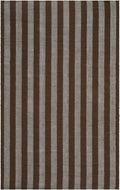 Carpeneto Brown Striped Outdoor Area Rug