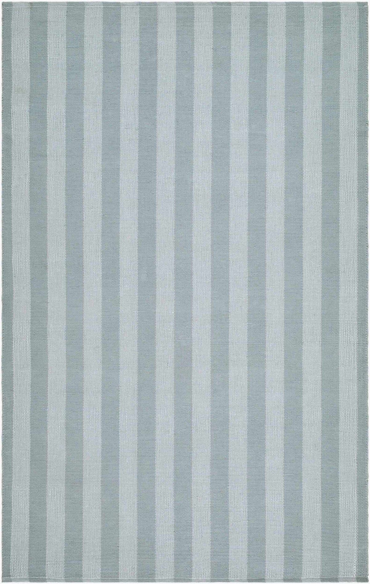 Carpeneto Dusty Blue Striped Outdoor Area Rug