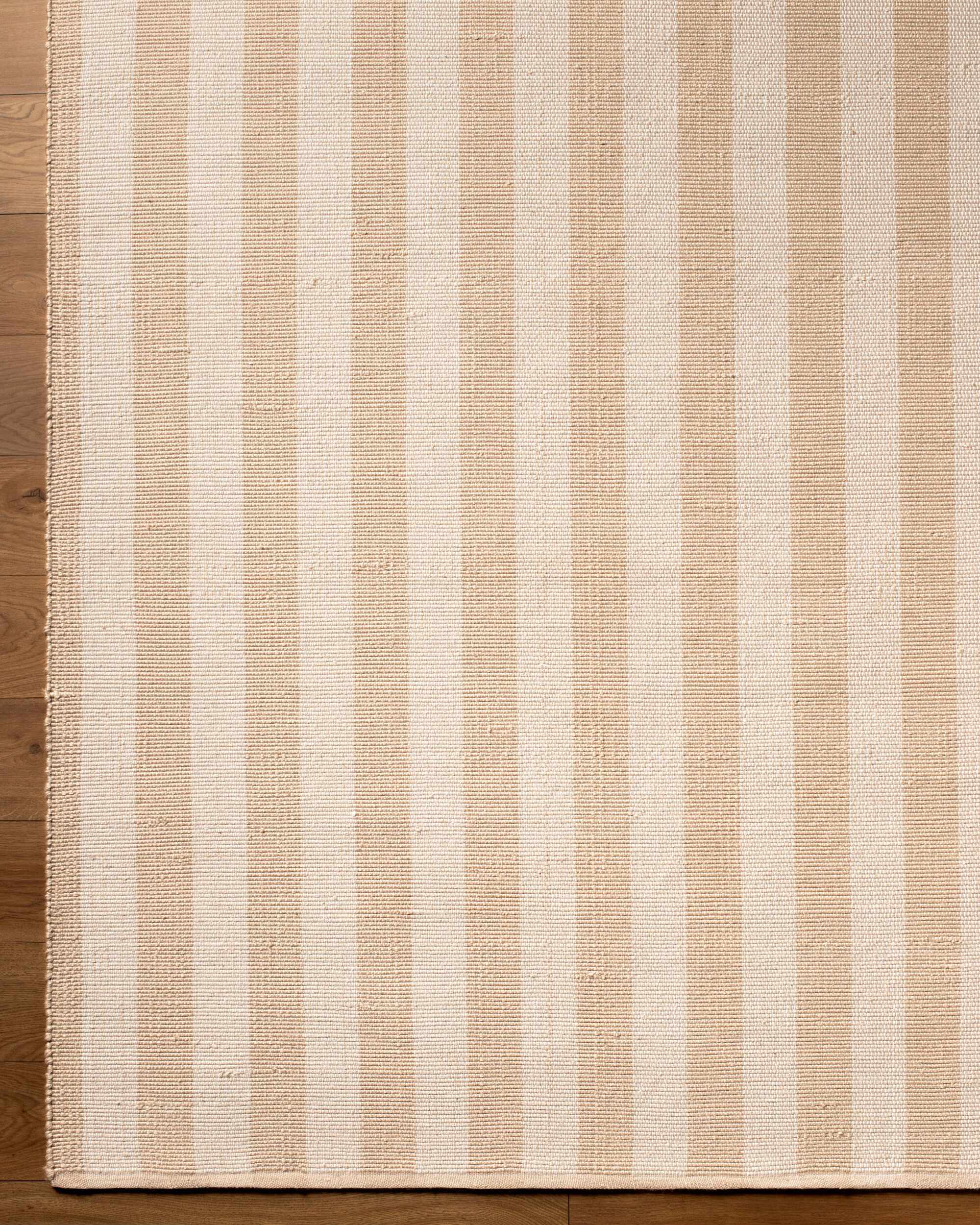 Carpeneto Beige Striped Outdoor Area Rug