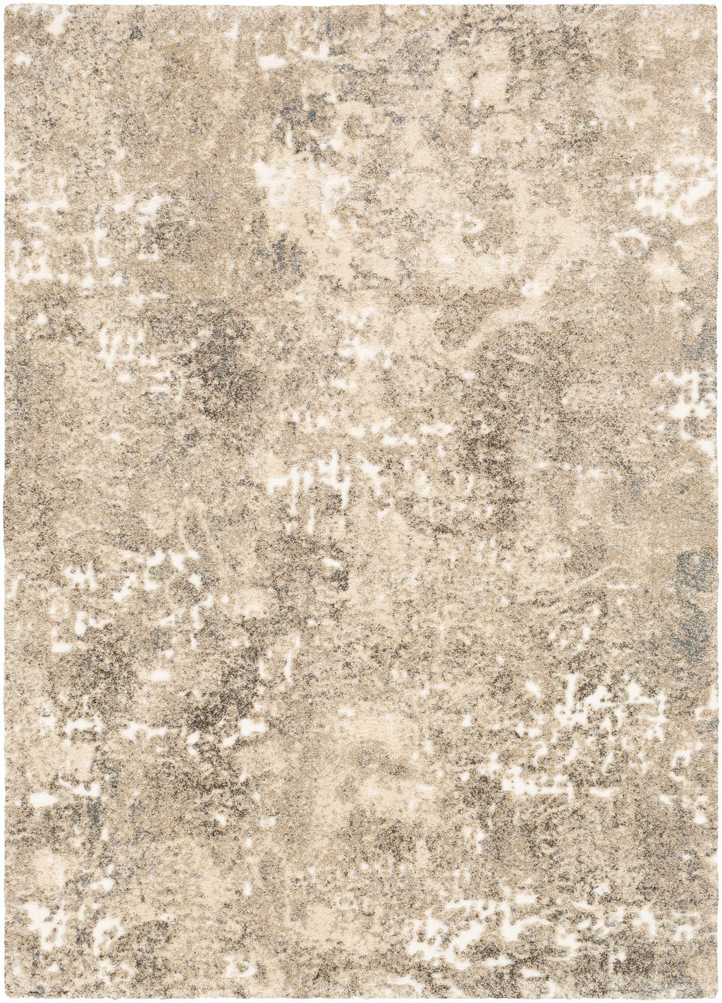 Holtsville Abstract Ivory Thick Rug