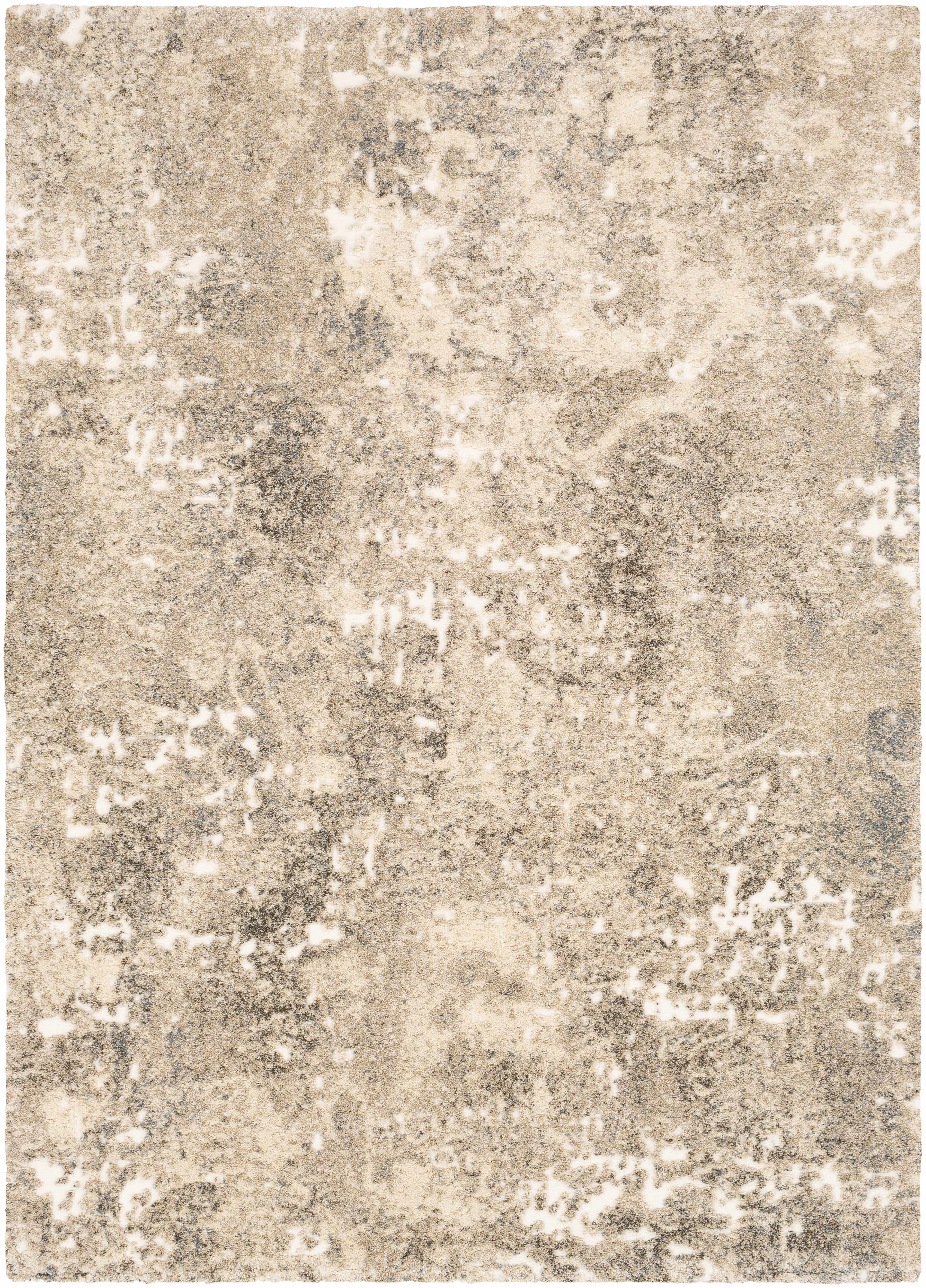 Holtsville Abstract Ivory Thick Rug