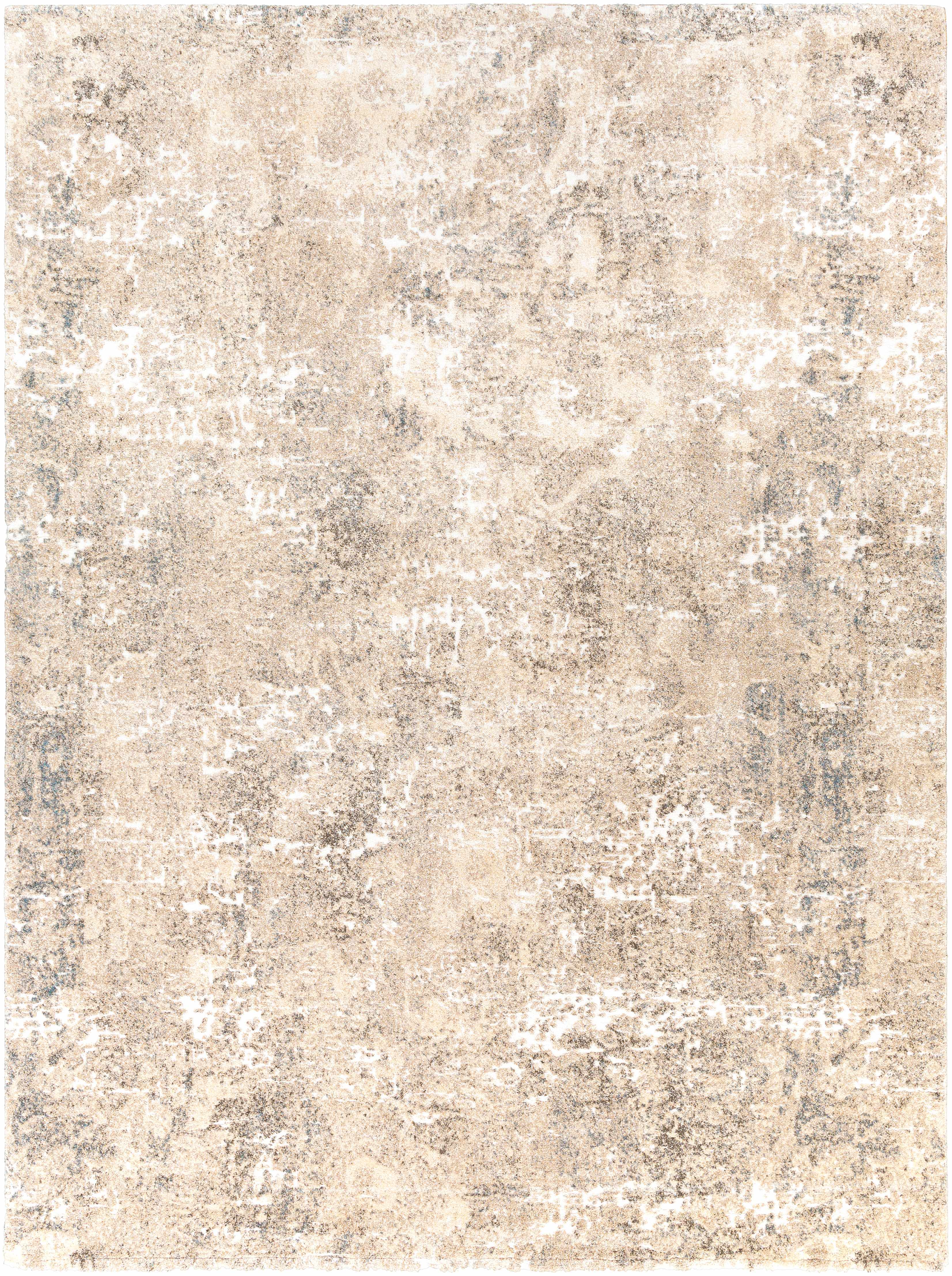 Holtsville Abstract Ivory Thick Rug