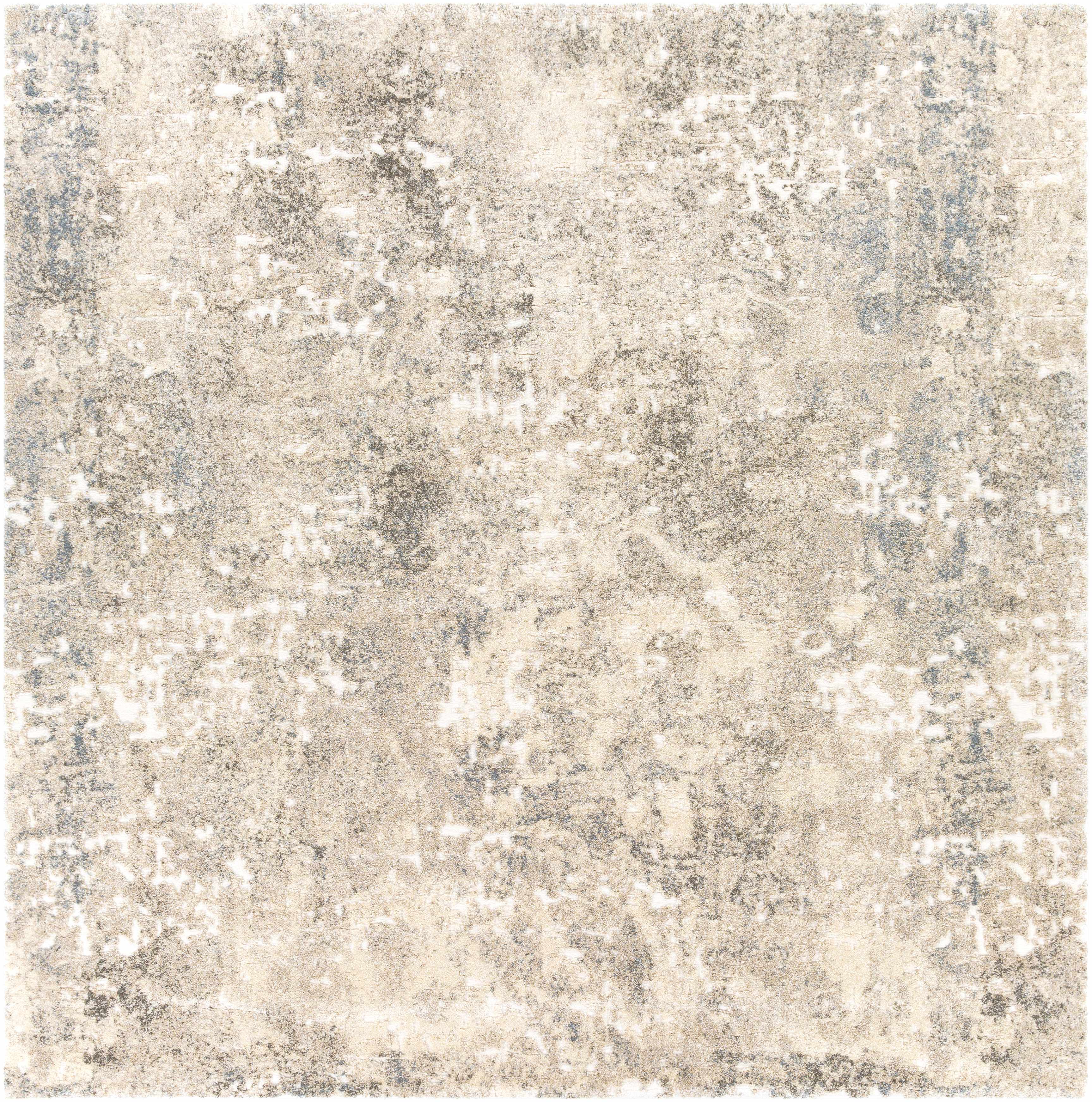 Holtsville Abstract Ivory Thick Rug