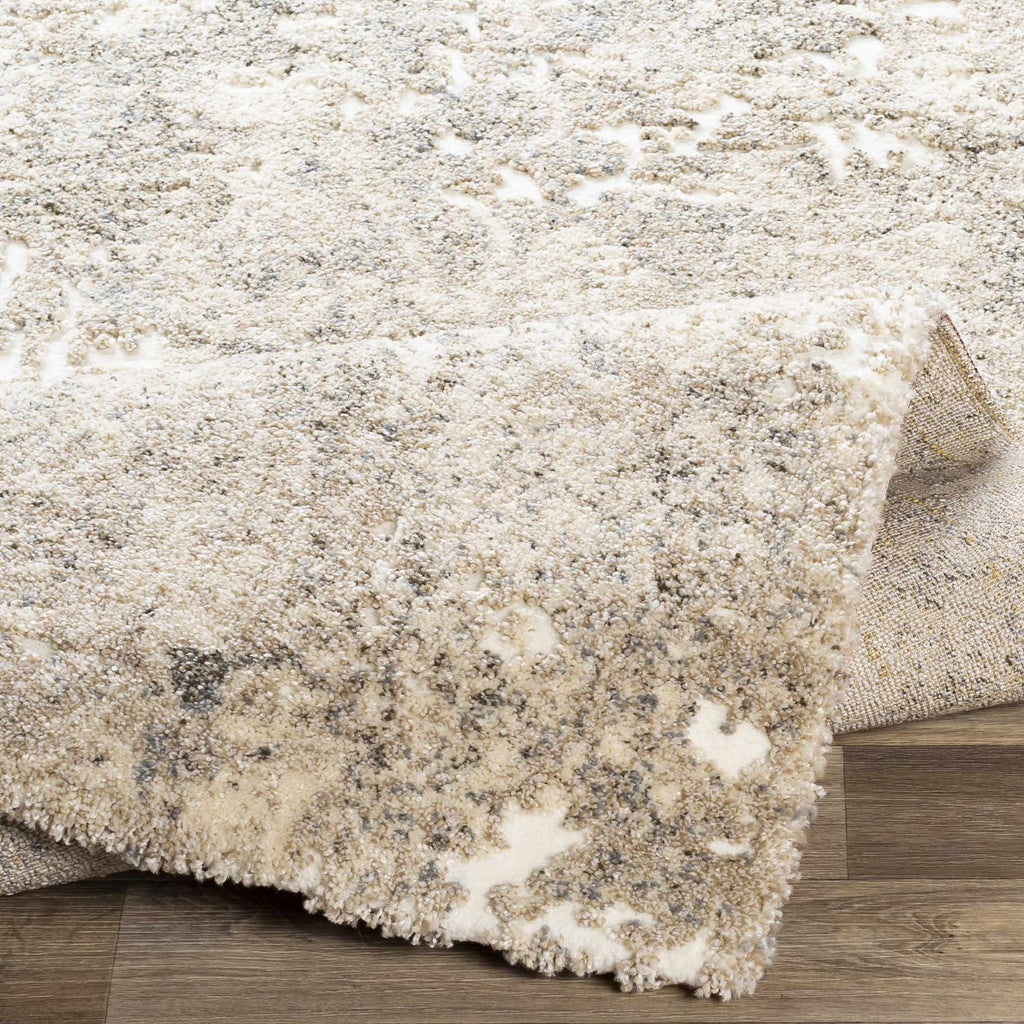 Holtsville Abstract Ivory Thick Rug