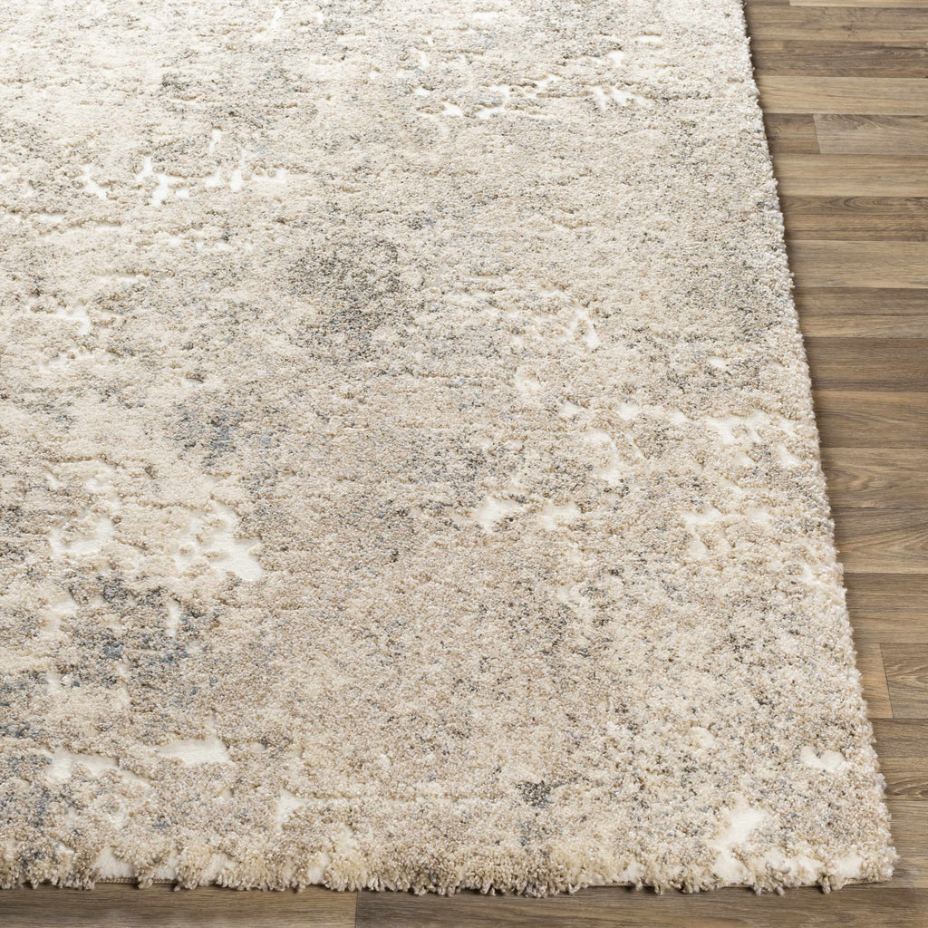 Holtsville Abstract Ivory Thick Rug