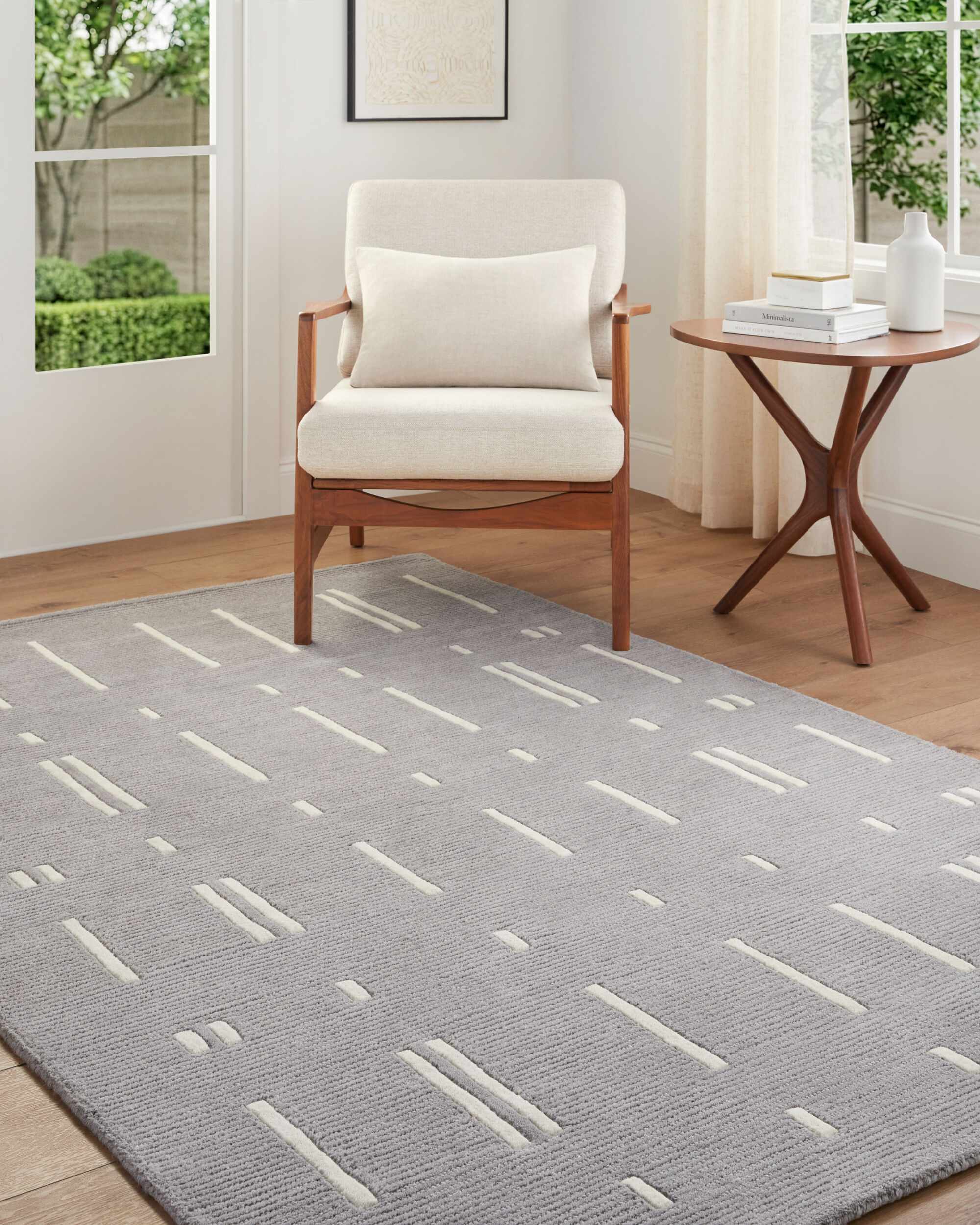 Charan Slate Gray Area Rug