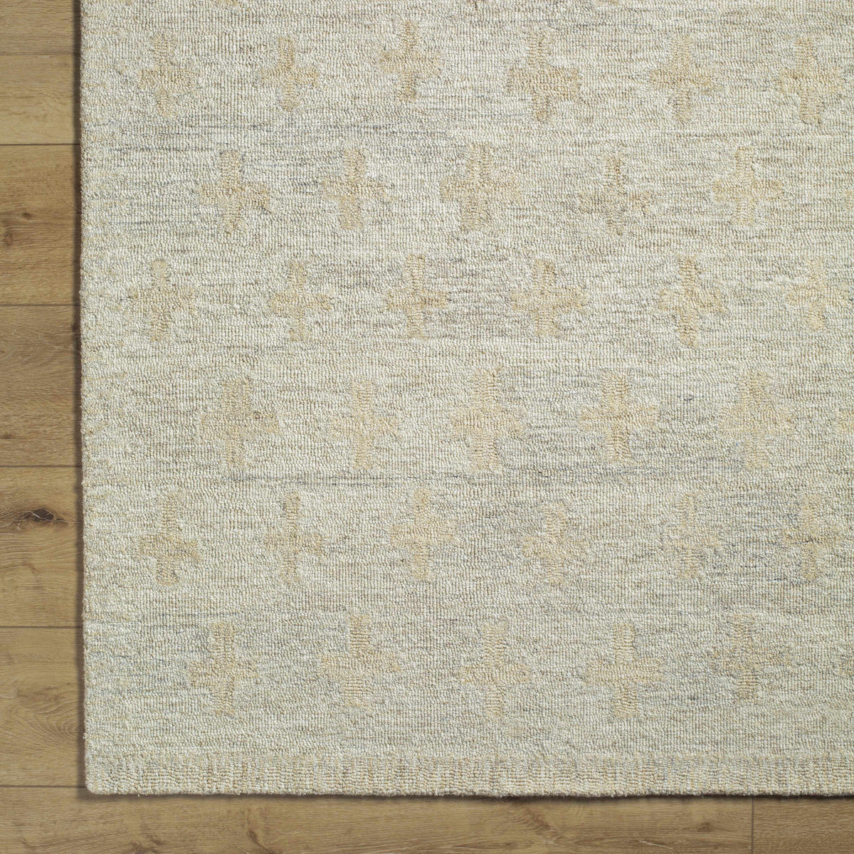 Lotta Peach Modern Wool Area Rug