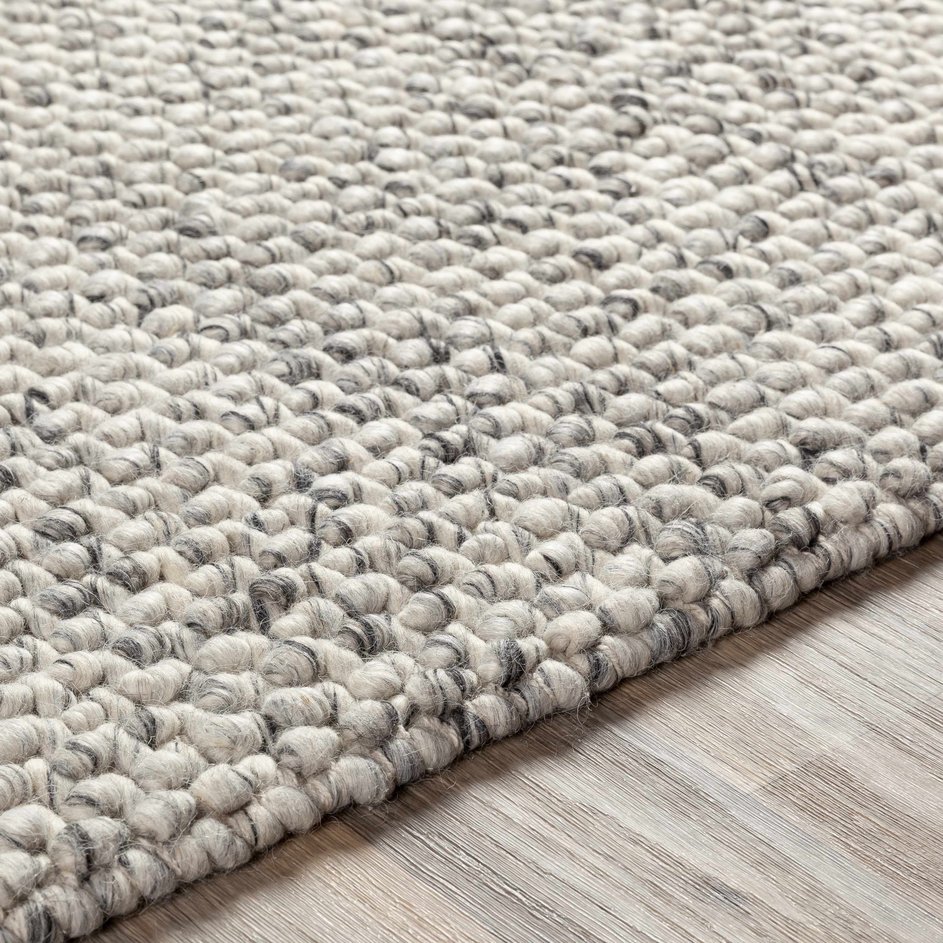 Lucerne LNE-1001 Gray Wool Rug
