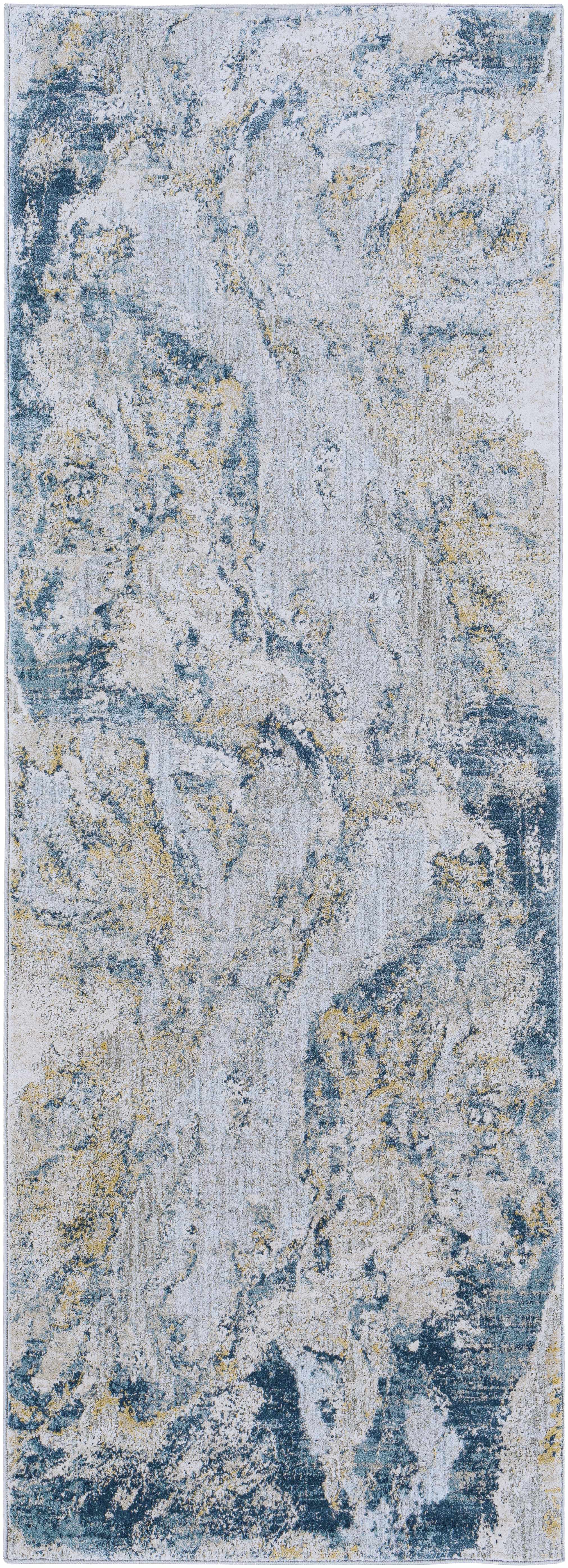 Maddington Gray Marble Thick Luxe Rug