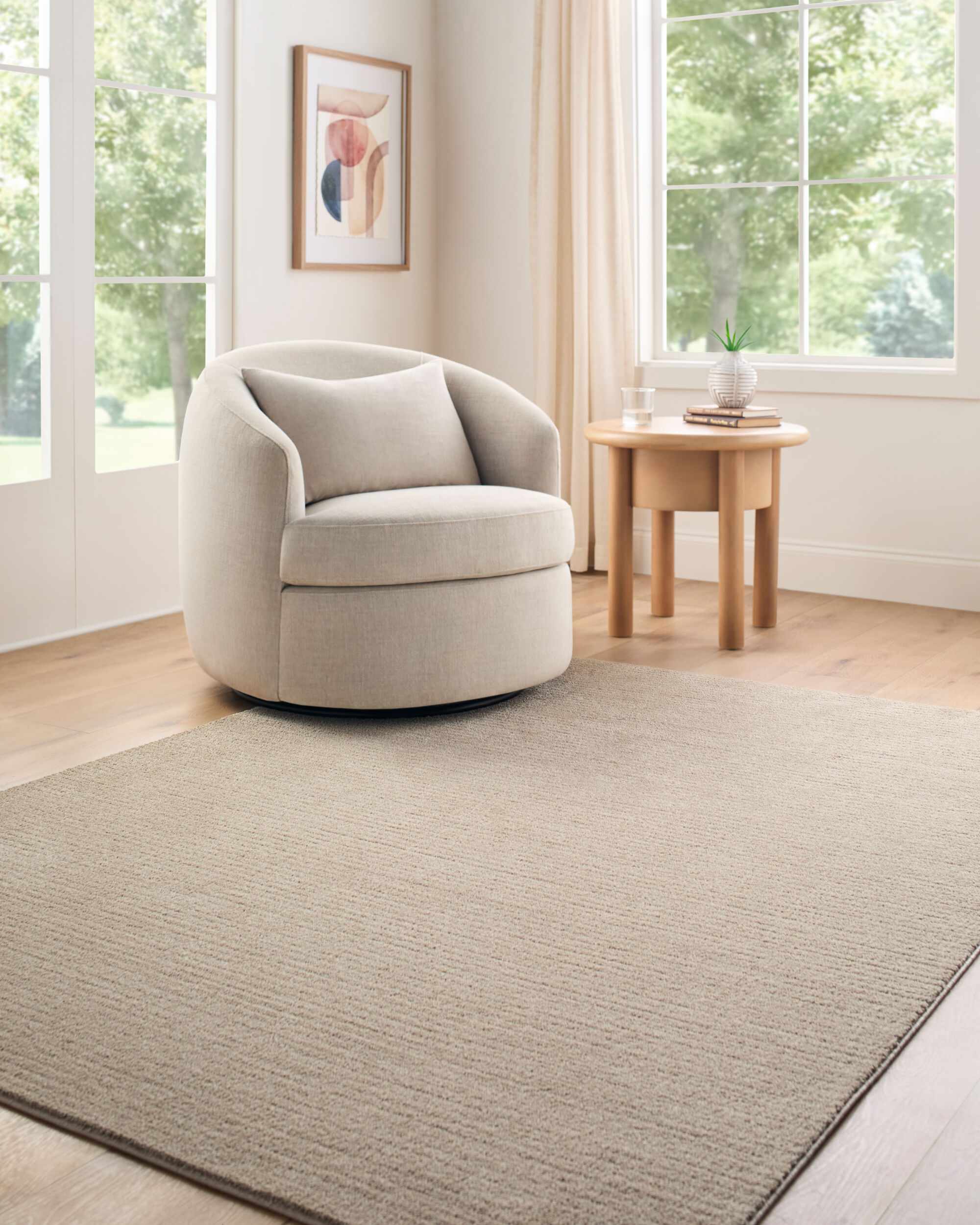 Levent Beige Area Rug