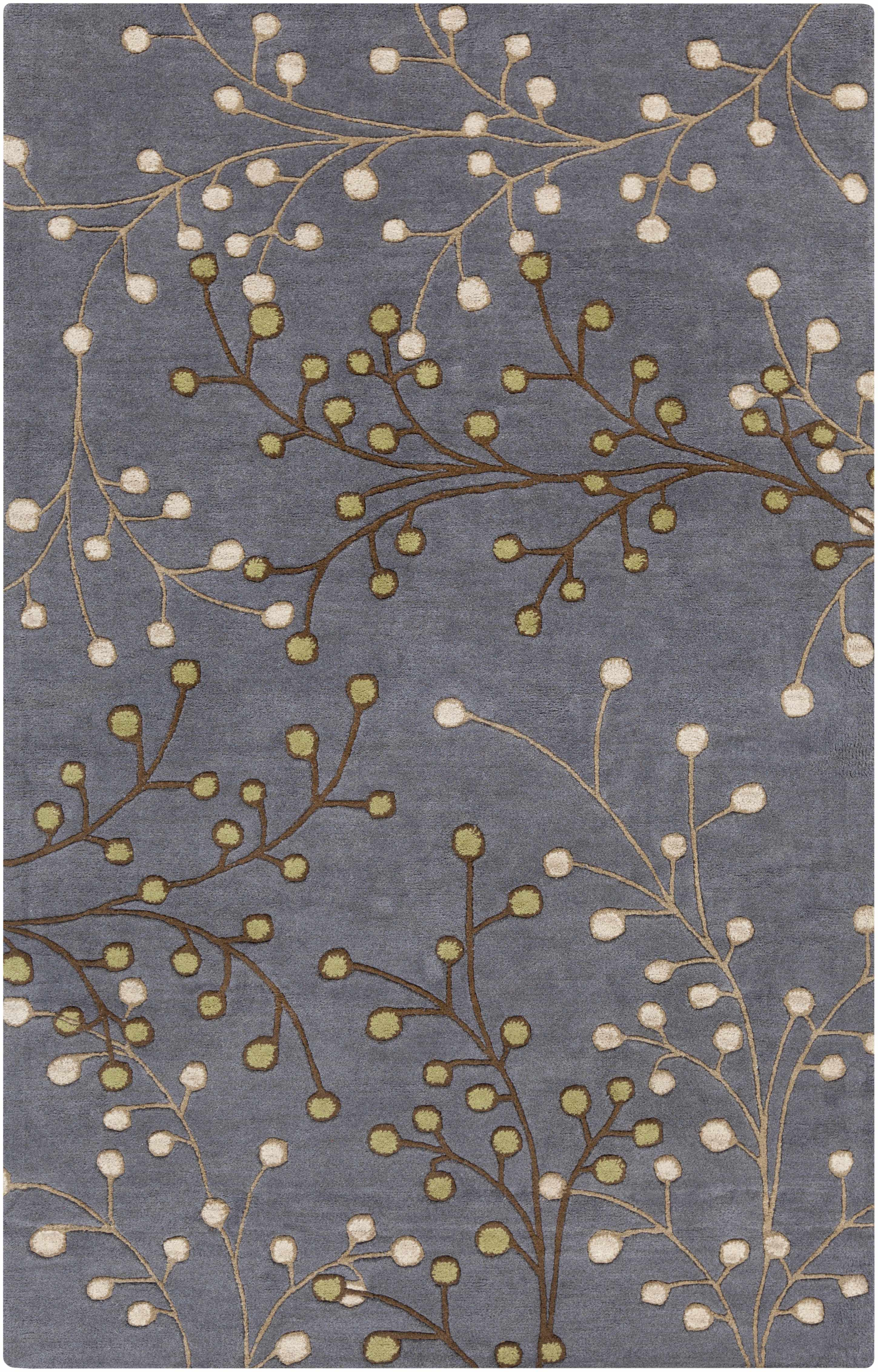 Elsu Brown Beige Wool Rug