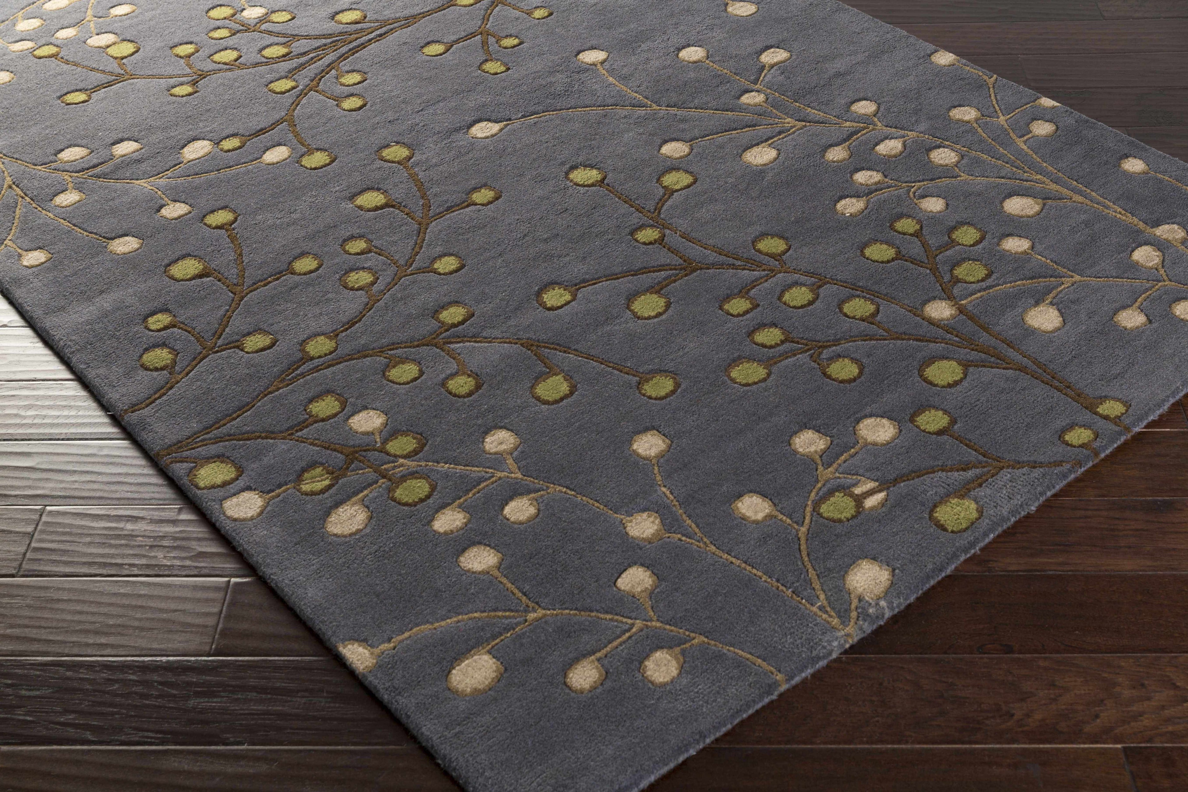 Elsu Brown Beige Wool Rug