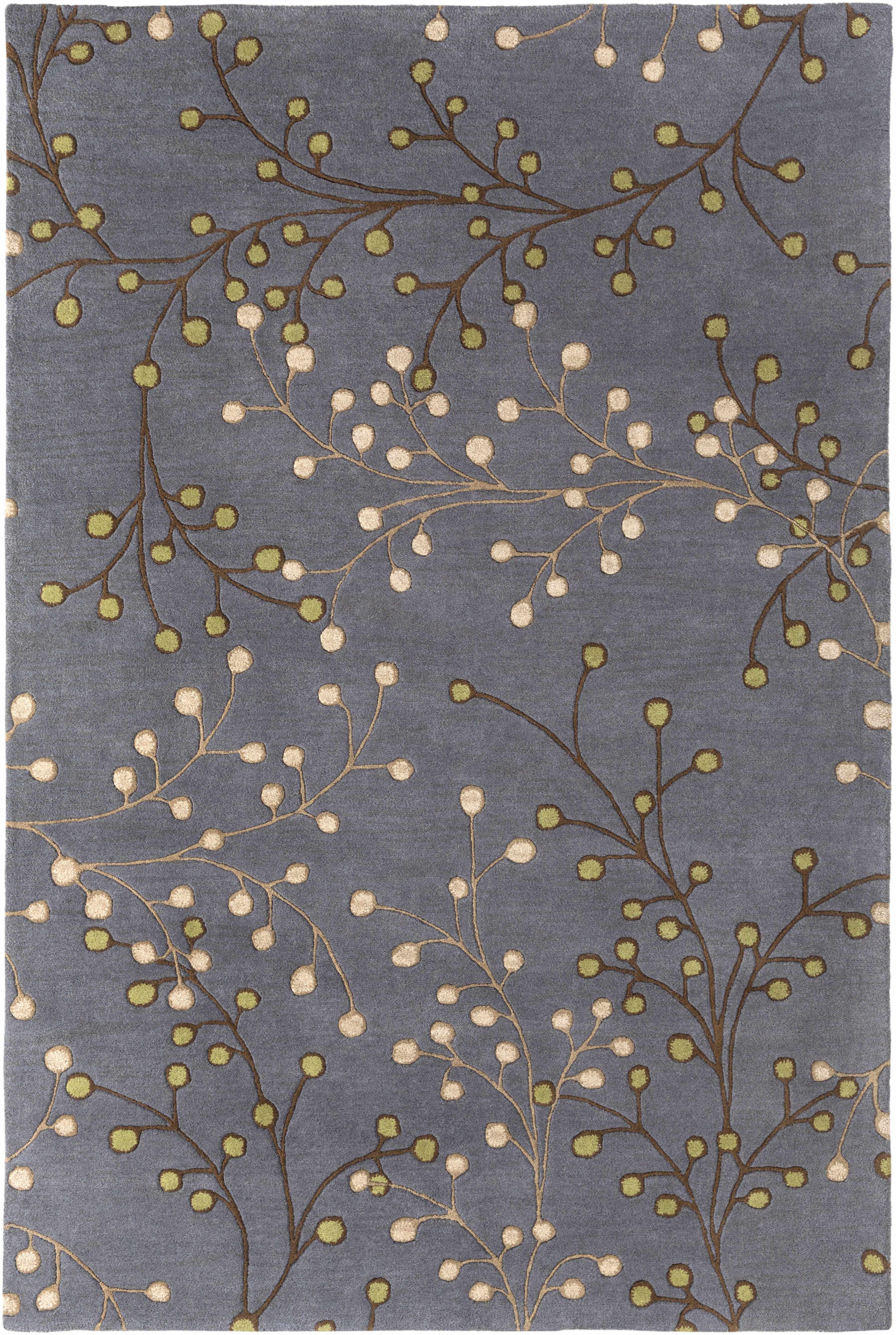 Elsu Brown Beige Wool Rug