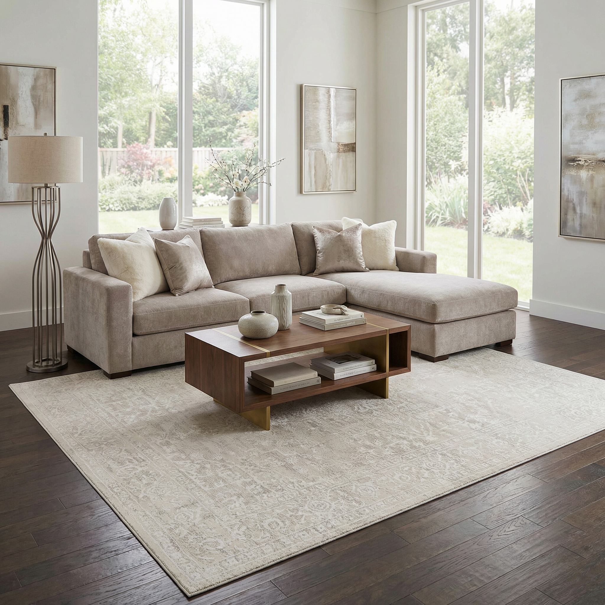Bolsover Faux Silk Rug