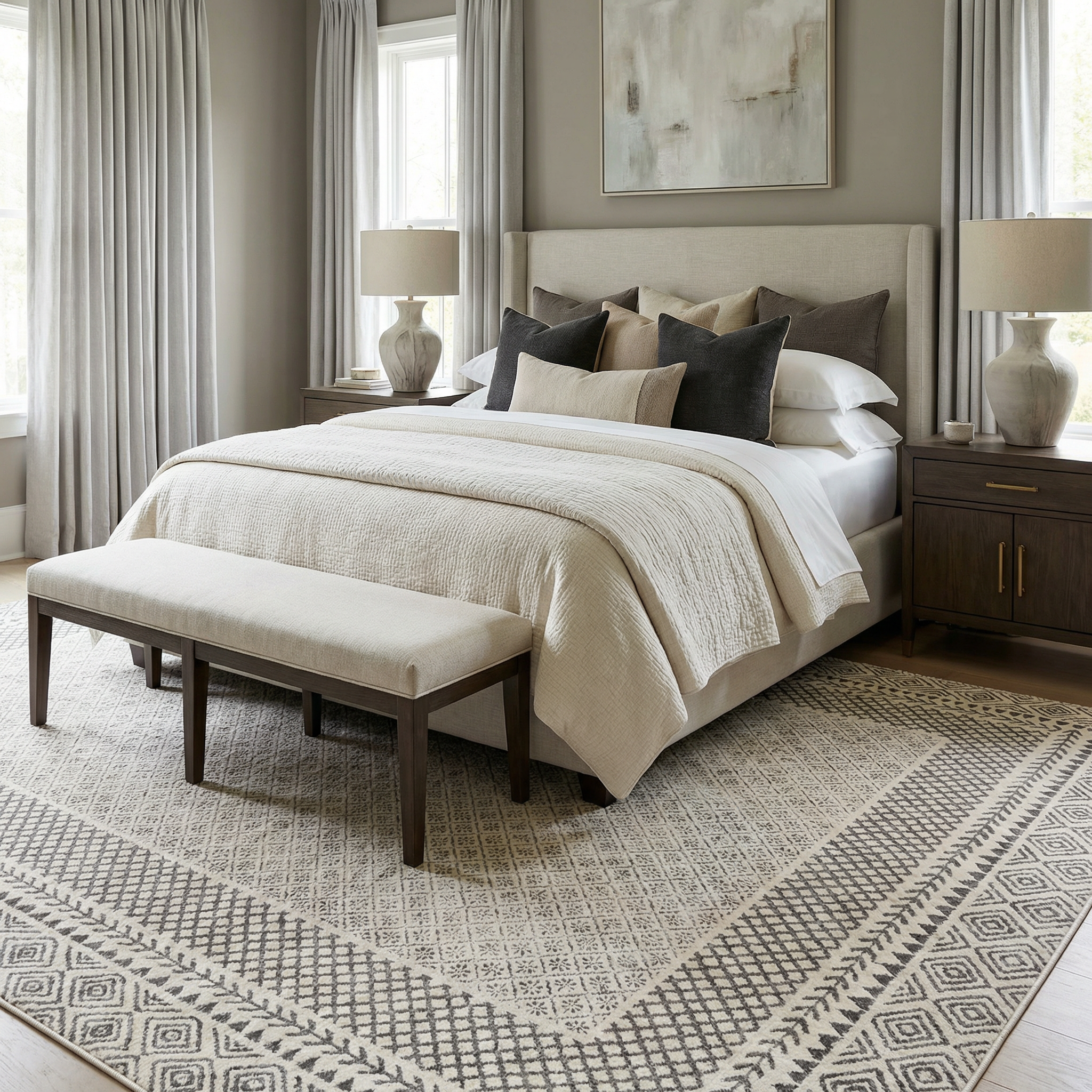 Burdette Soft Neutral Rug