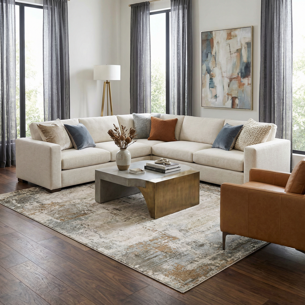 Kress Thick Luxe Abstract Rug