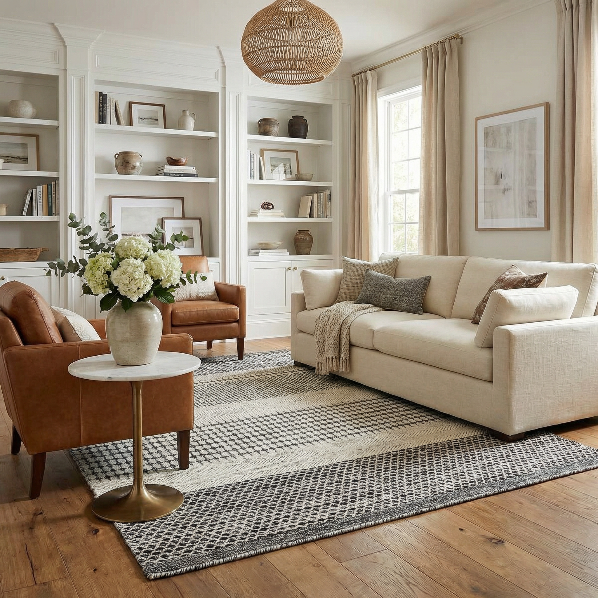 Tideswell Scandi Boho Wool Carpet