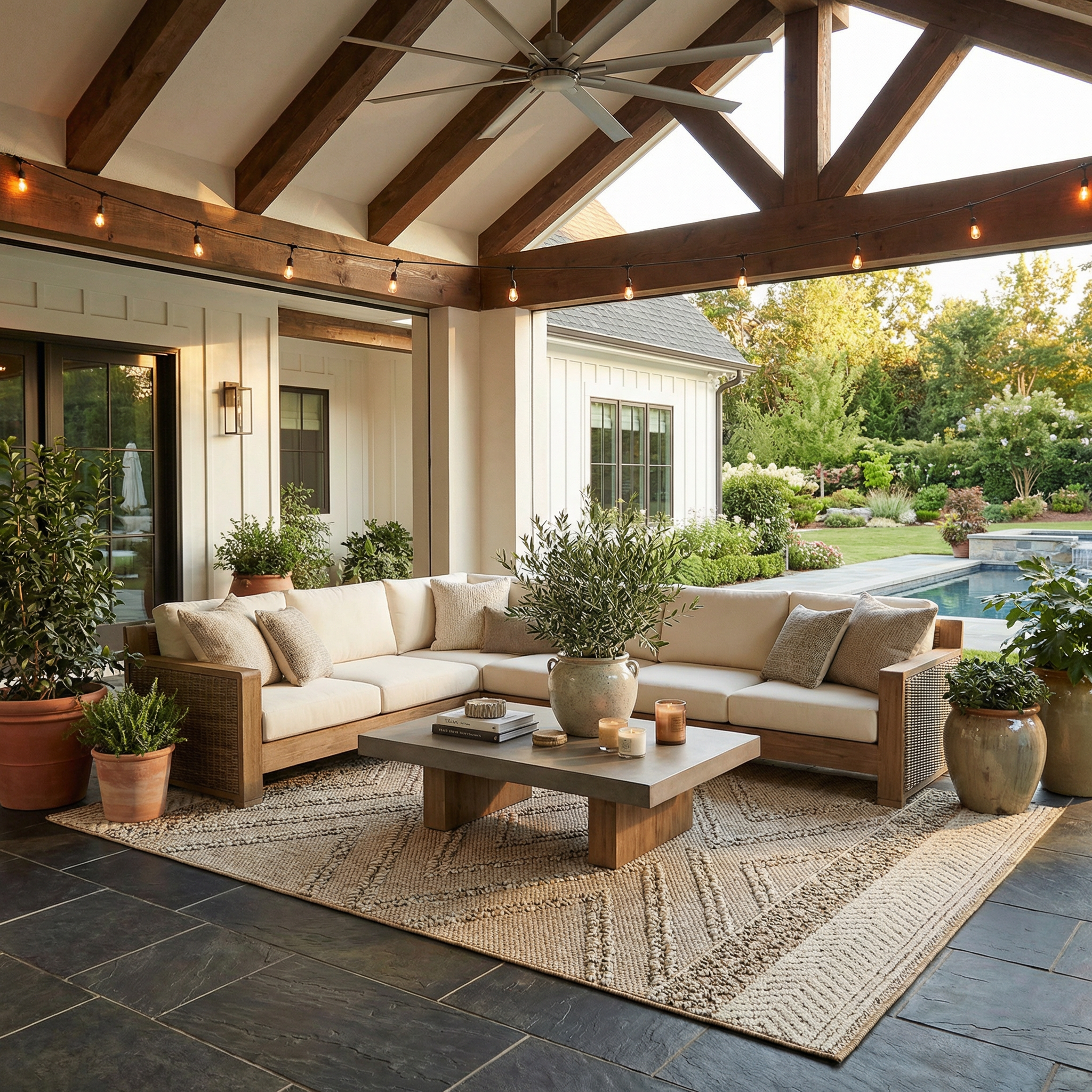 Beige Areli Outdoor Area Rug