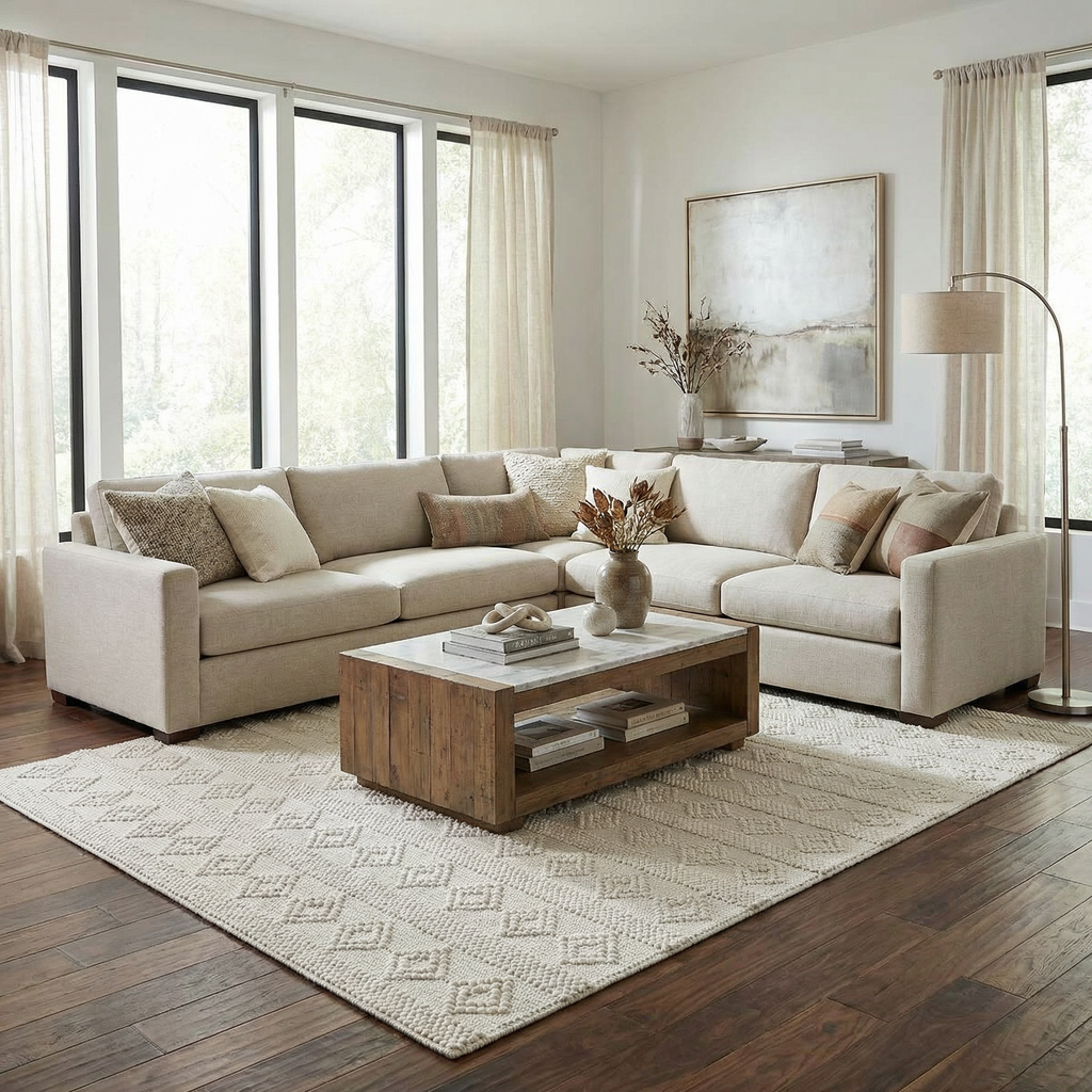 Bolinger Wool Area Rug