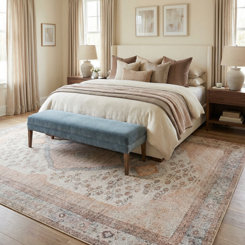 Analu Non-Slip Washable Rug