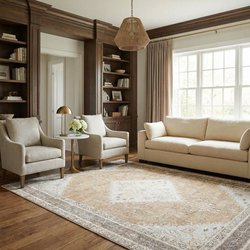 Albas Washable Area Rug