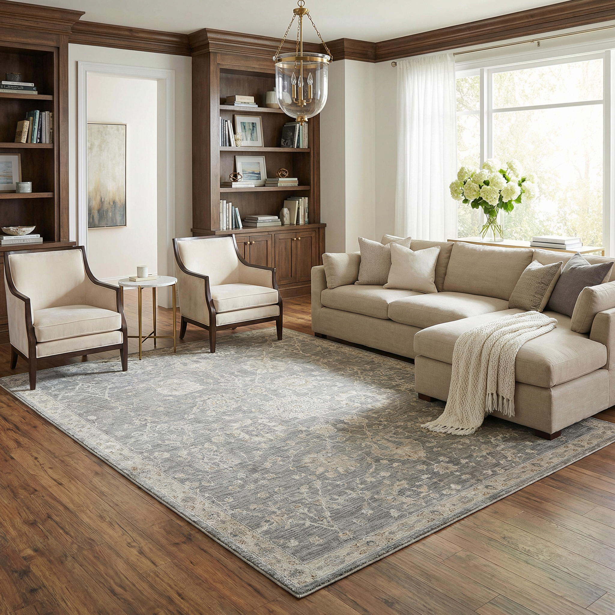 Monterey Gray Thick Luxe Persian Rug