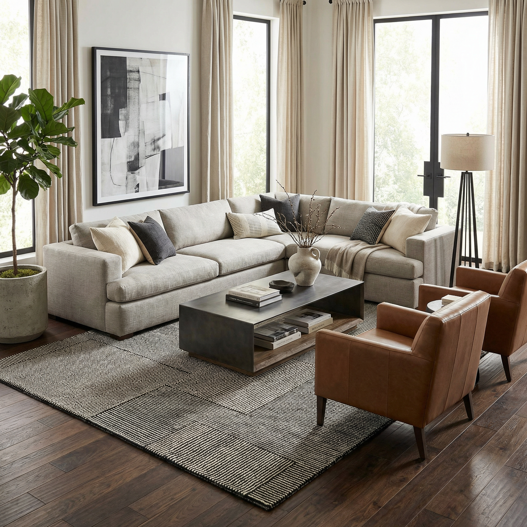 Stevington Wool Area Rug
