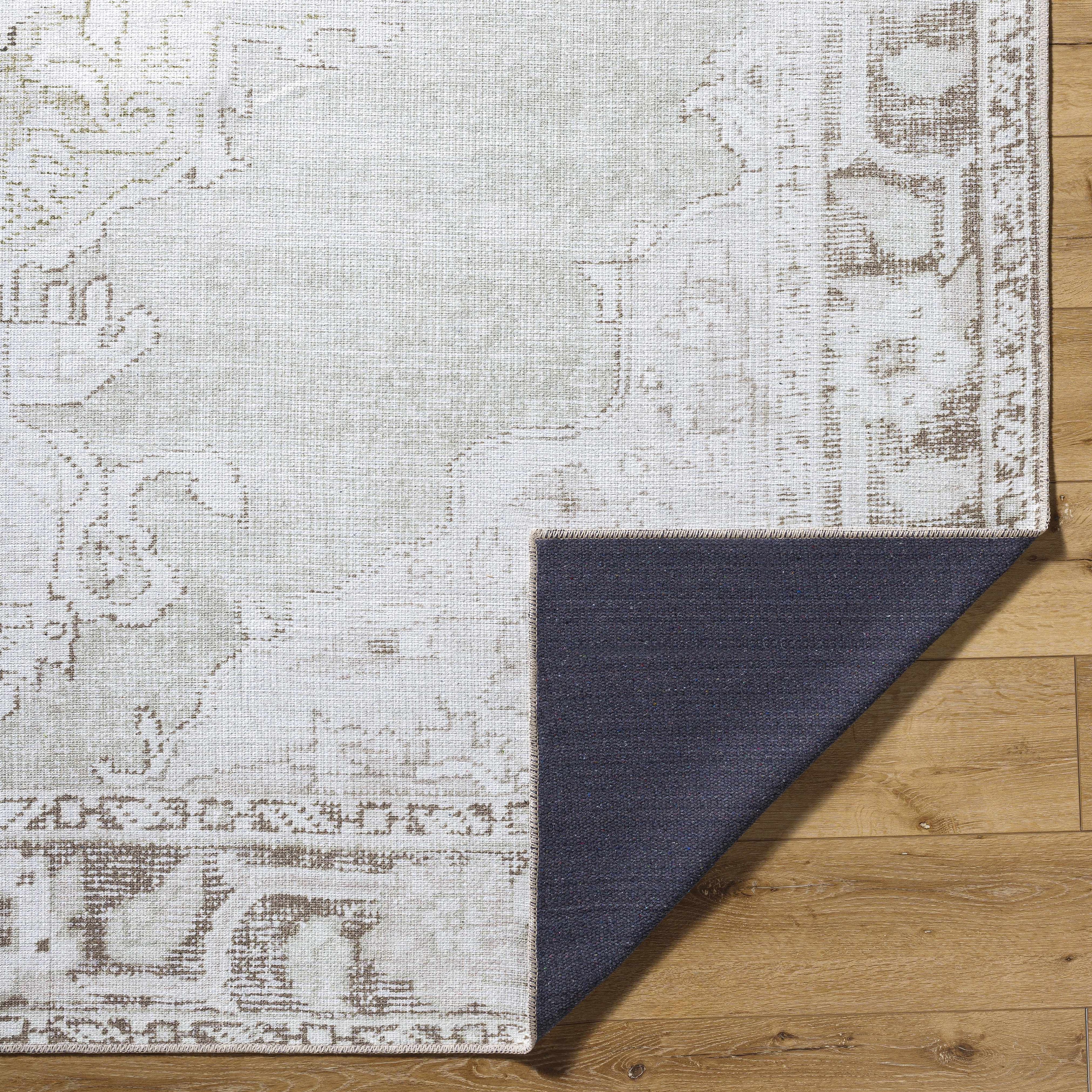 Livabliss x Our PNW Home Rainier Medallion Gray Washable Rug