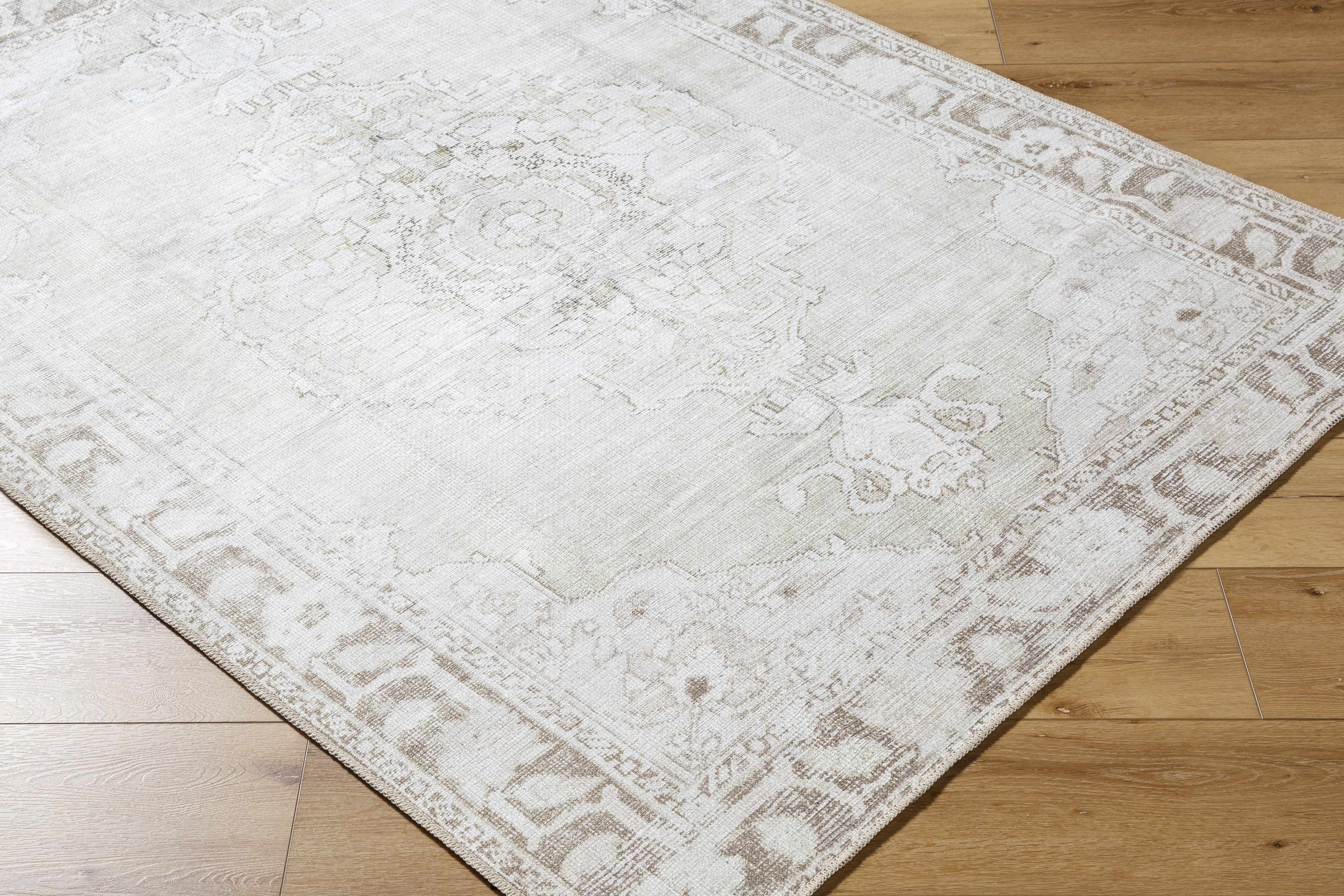 Livabliss x Our PNW Home Rainier Medallion Gray Washable Rug
