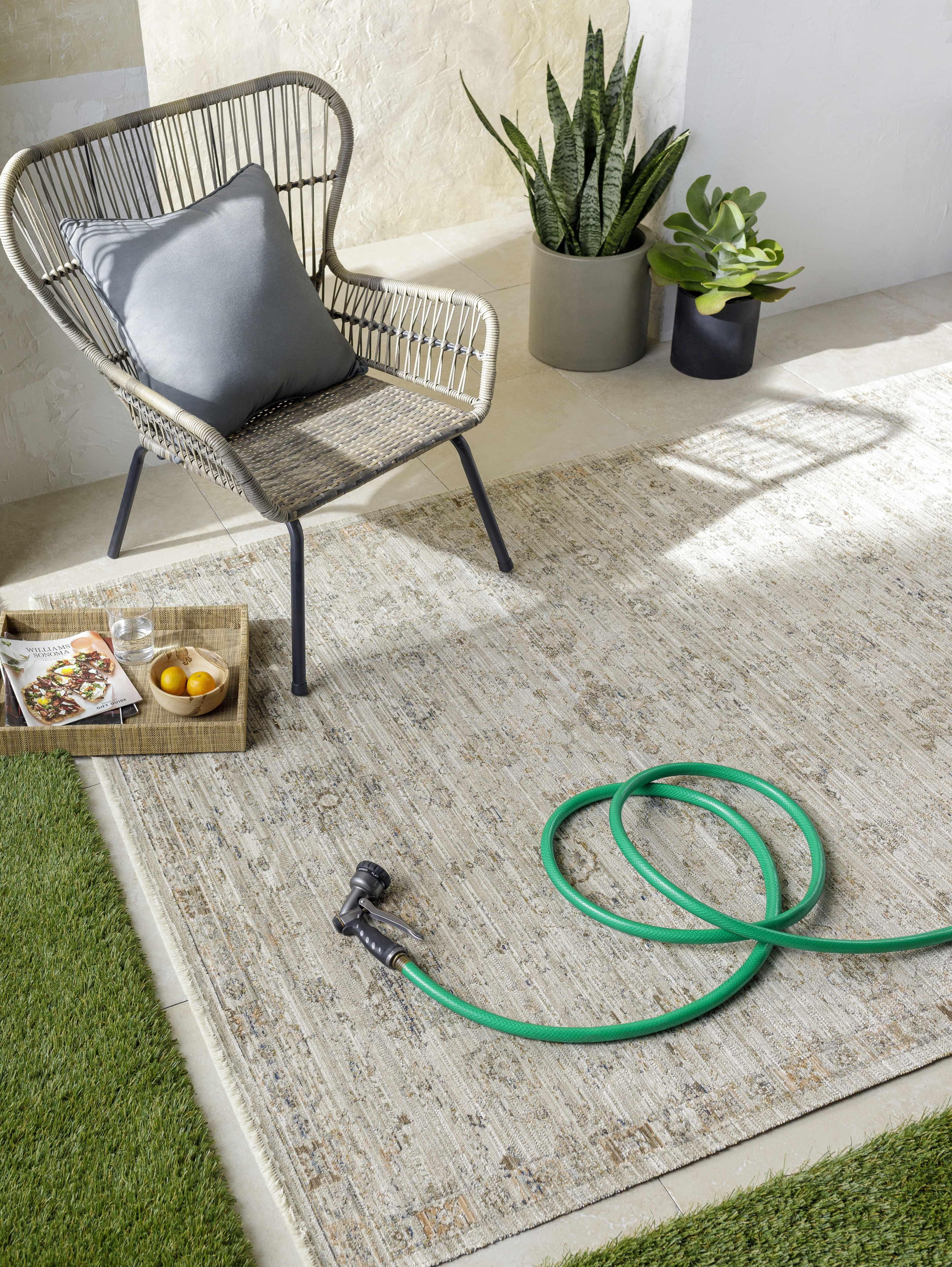 Ren Outdoor Machine Woven Becki Owens x LIVABLISS BOMG-2303 Washable Area Rug