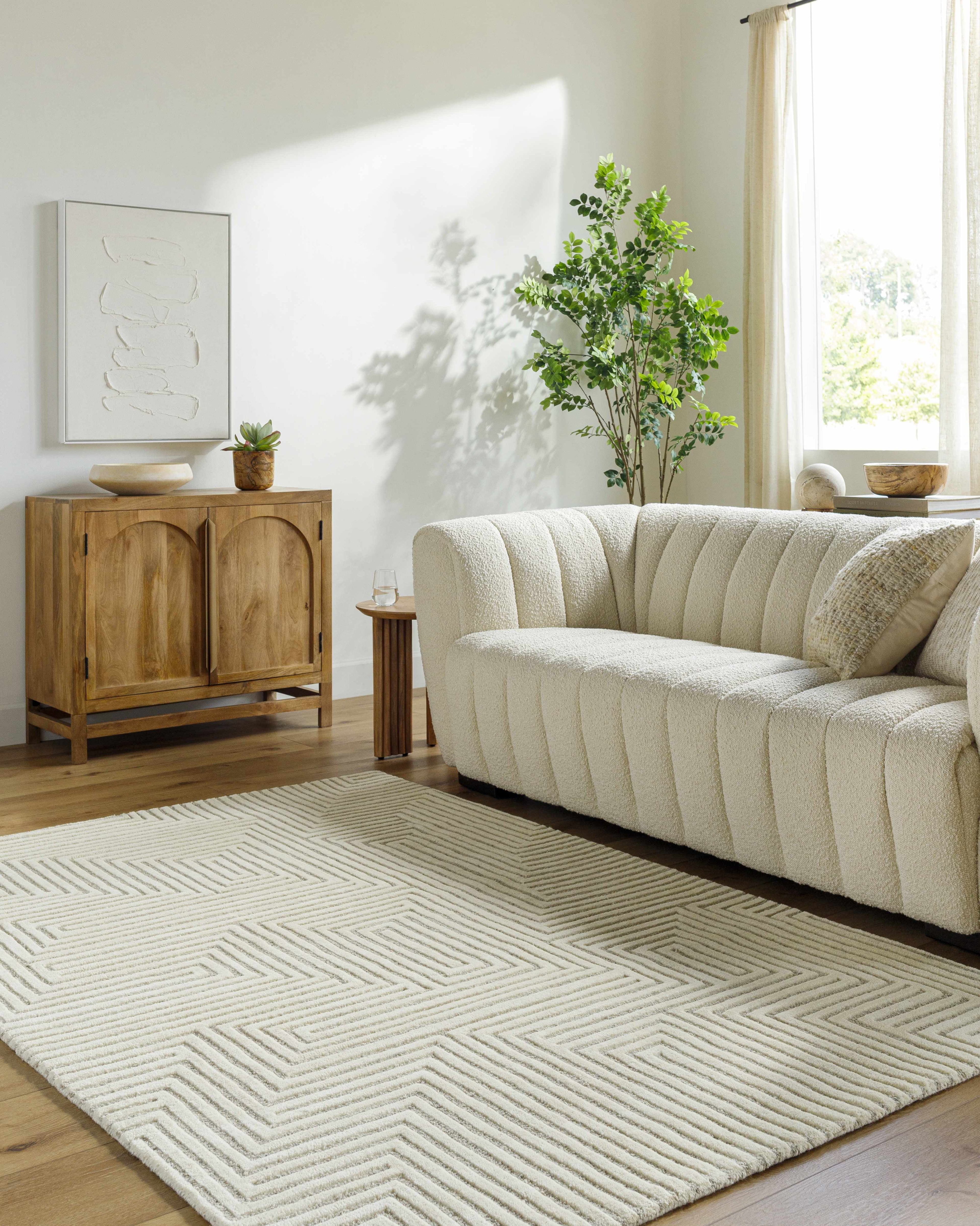 Citro Cream Area Rug