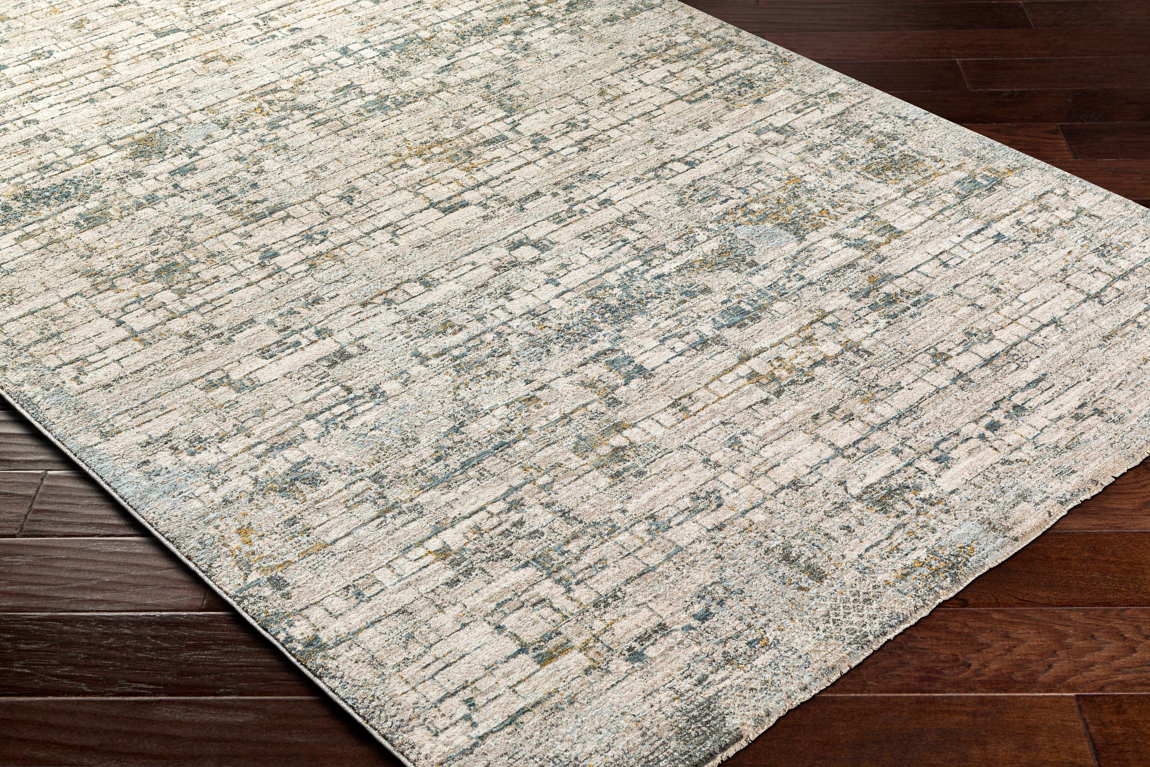 Chaka Textured Rug with Fringes