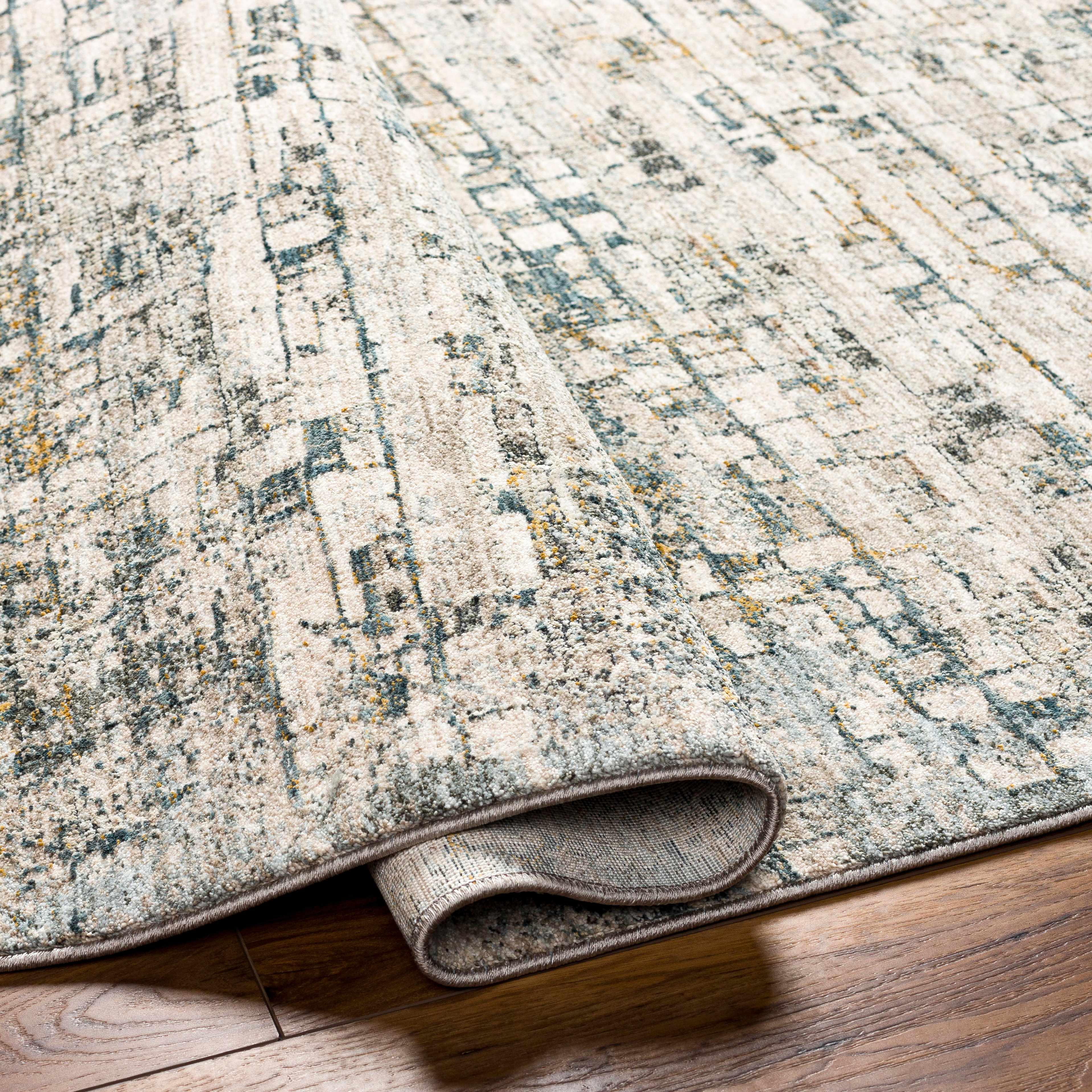 Chaka Textured Rug with Fringes