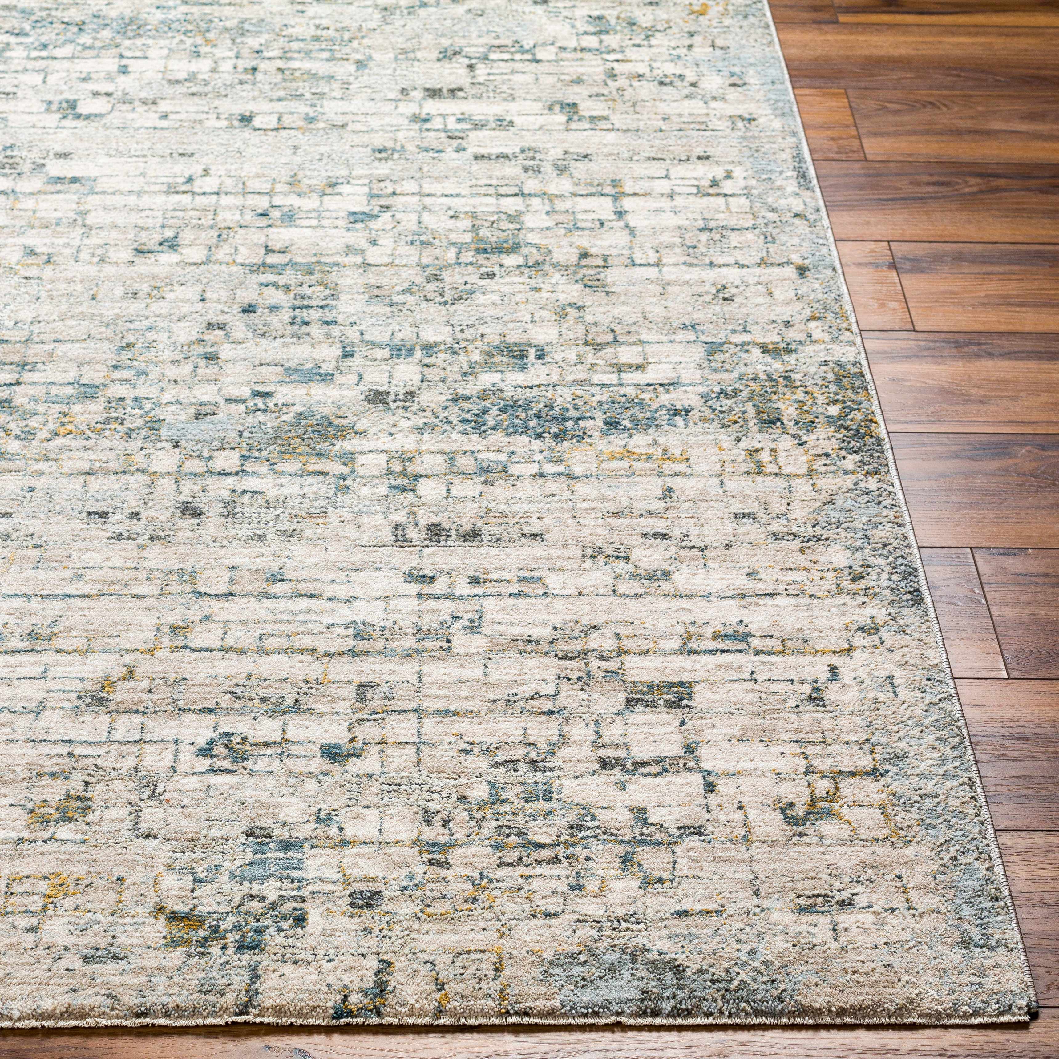 Chaka Textured Rug with Fringes