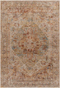 Alois Rust Rich Textured Traditional Rug