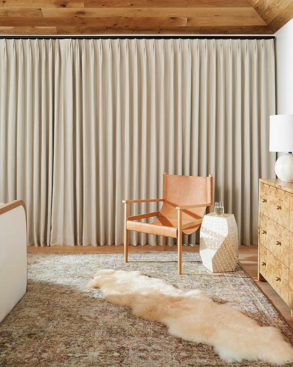 Ange Tan Rich Textured Traditional Rug