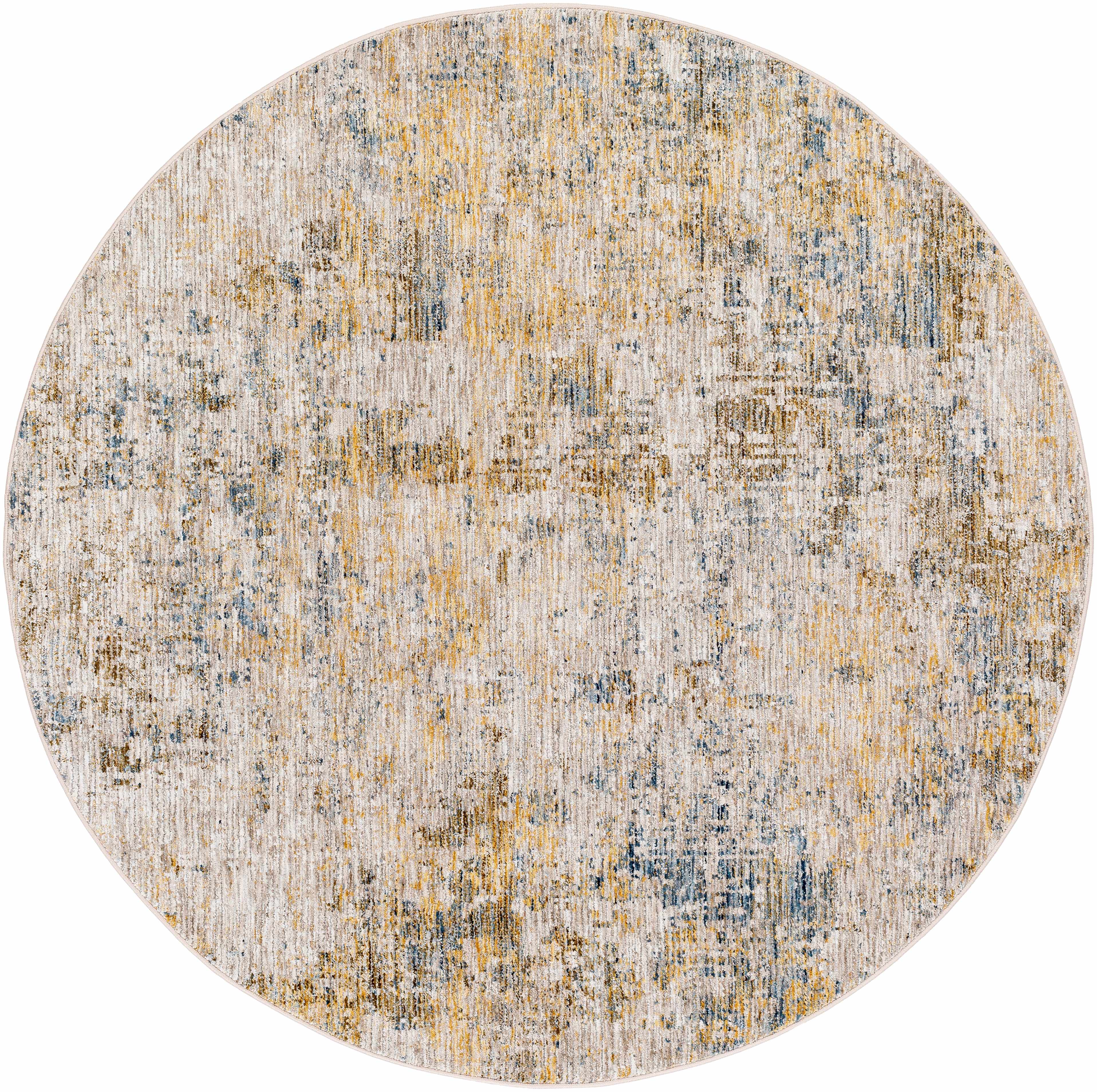 Chas Beige Rich Textured Traditional Rug