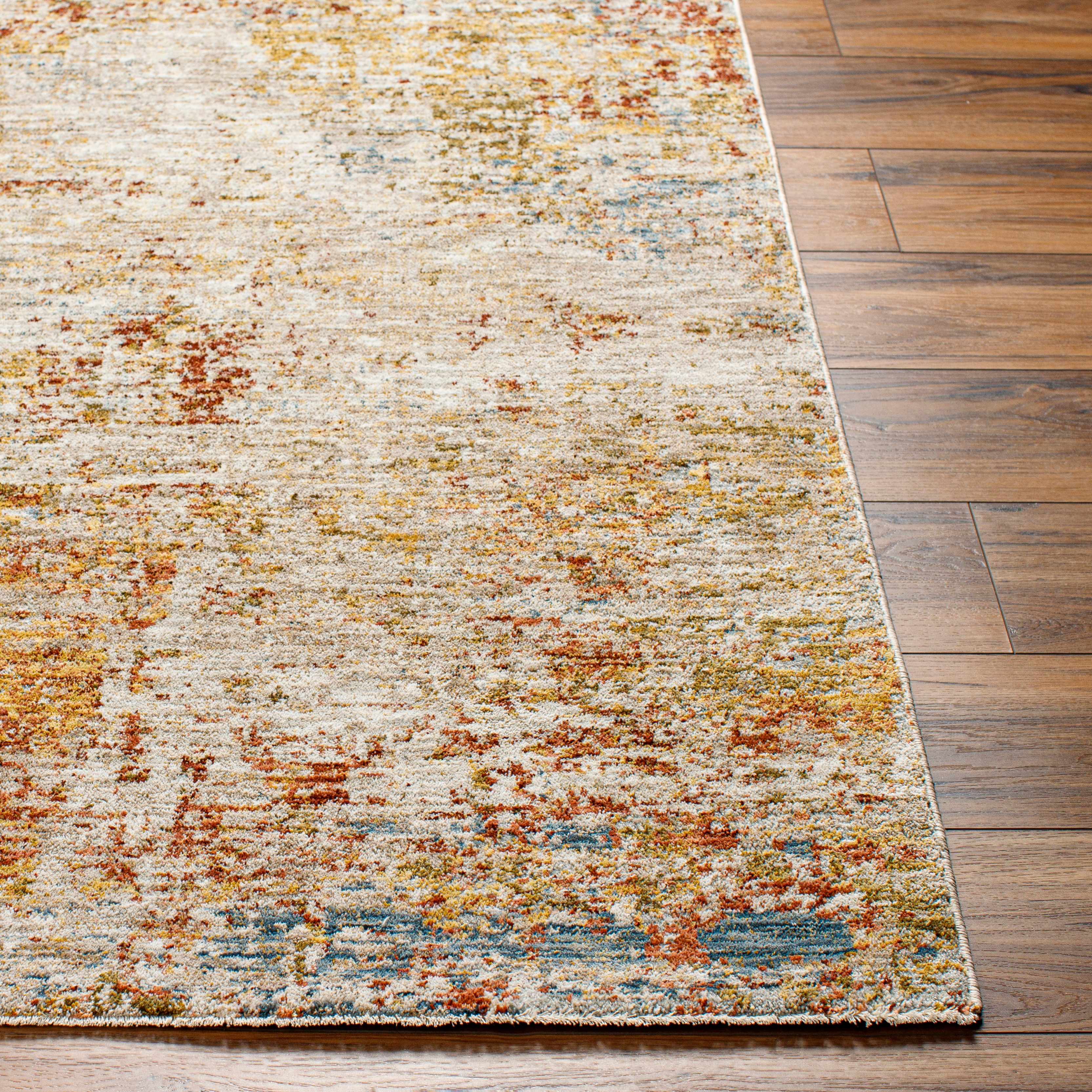 Eula Textured Rug with Fringes
