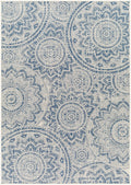 Ayala Blue Durable Outdoor Rug