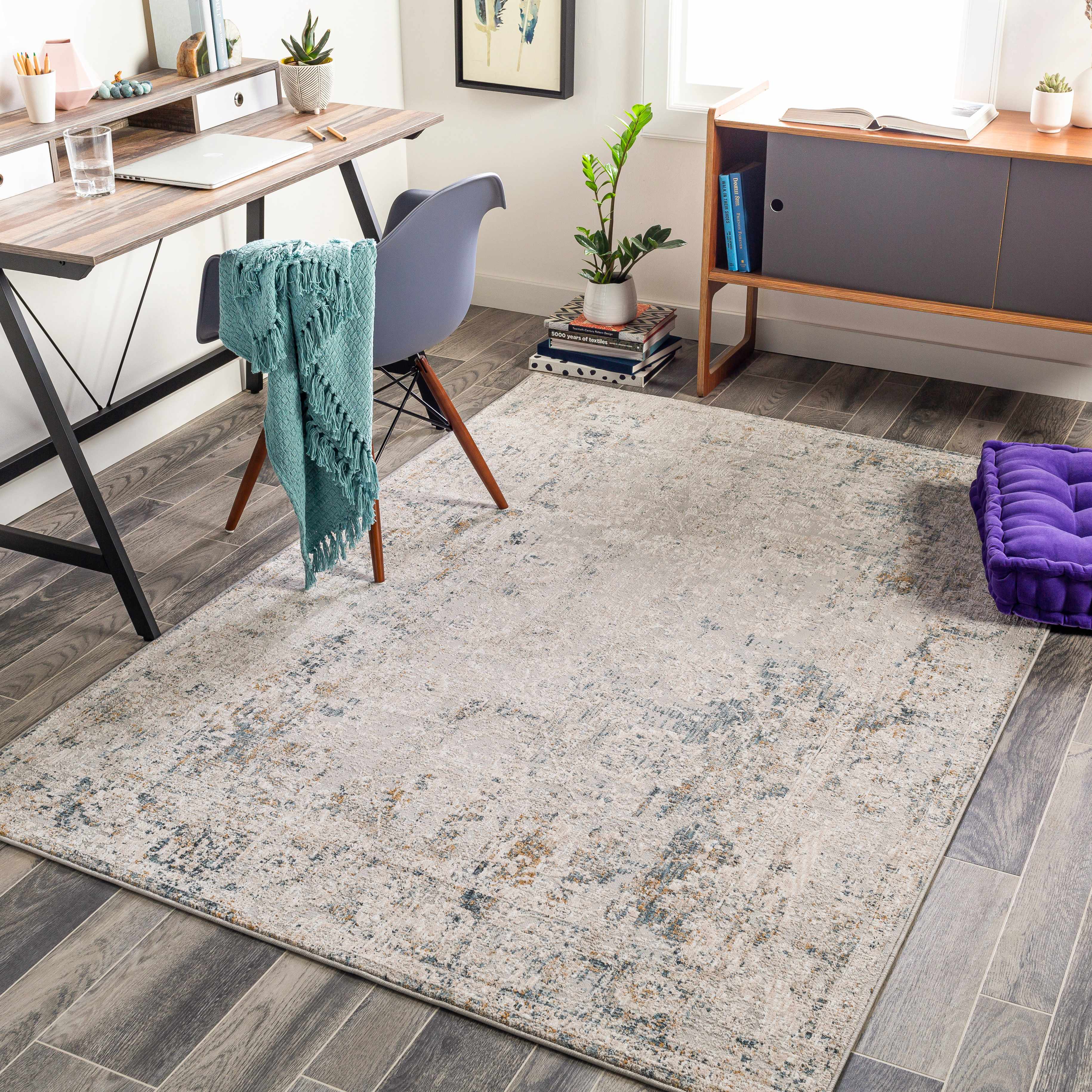 Woodcote Textured Luxe Area Rug