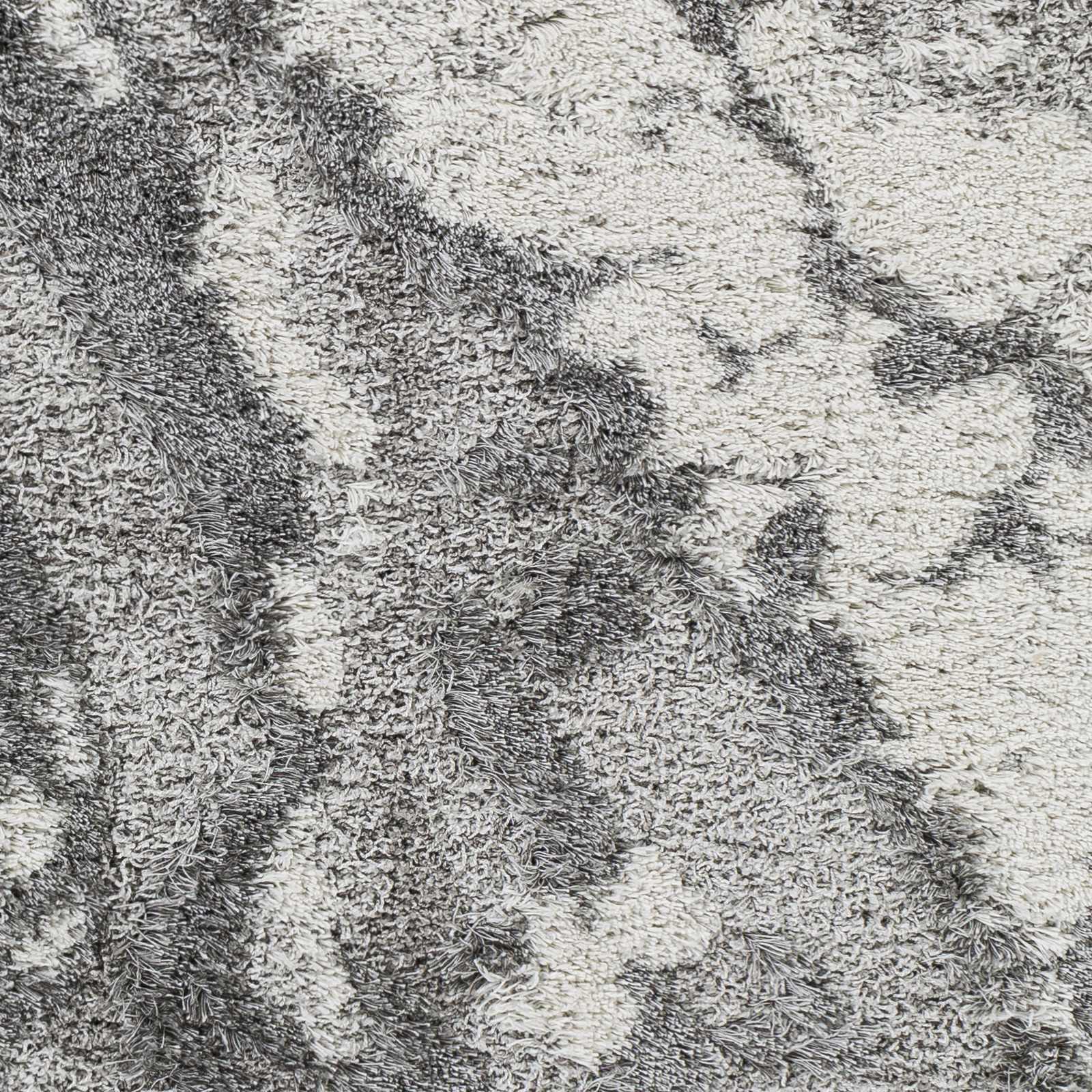 Ashtucna Gray Cloudy Shag Rug