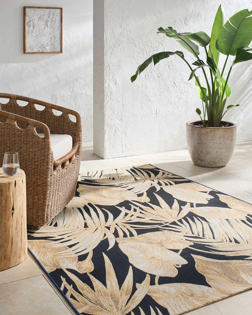 Amirah Midnight Blue Outdoor Area Rug
